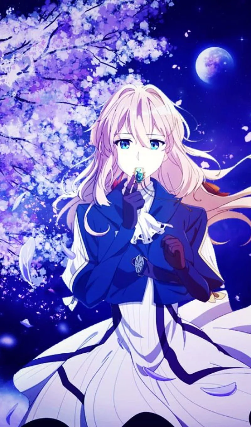 Violet Evergarden, anime, girl, HD phone wallpaper