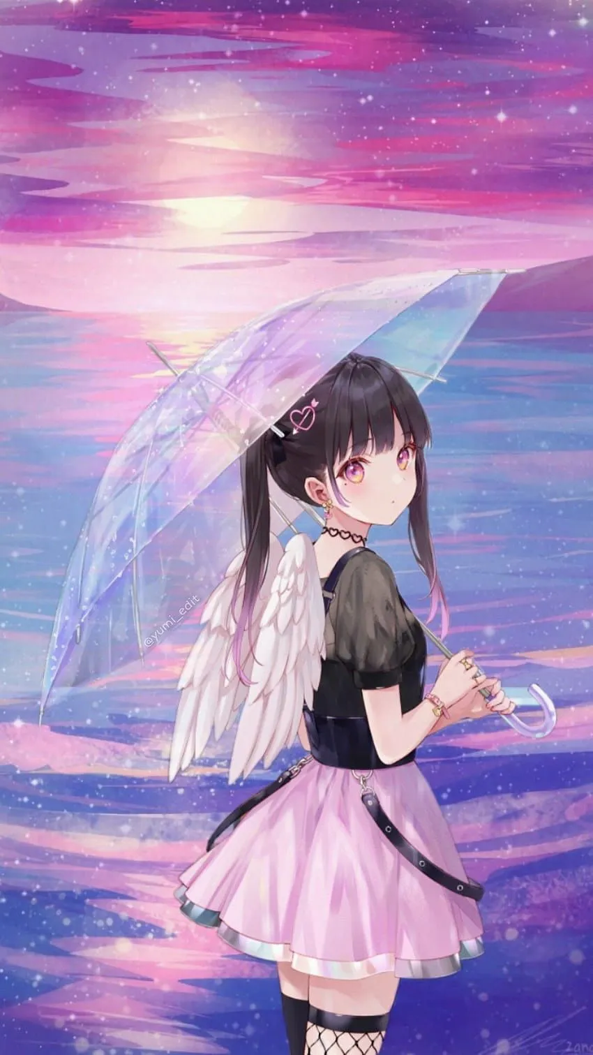 Anime, aesthetic girl anime HD phone wallpaper