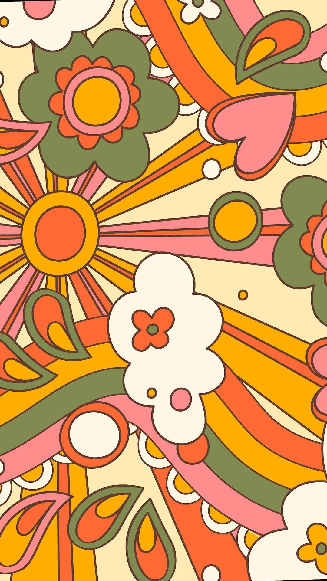 Download Groovy Sunshine 70s Retro Aesthetic Wallpaper