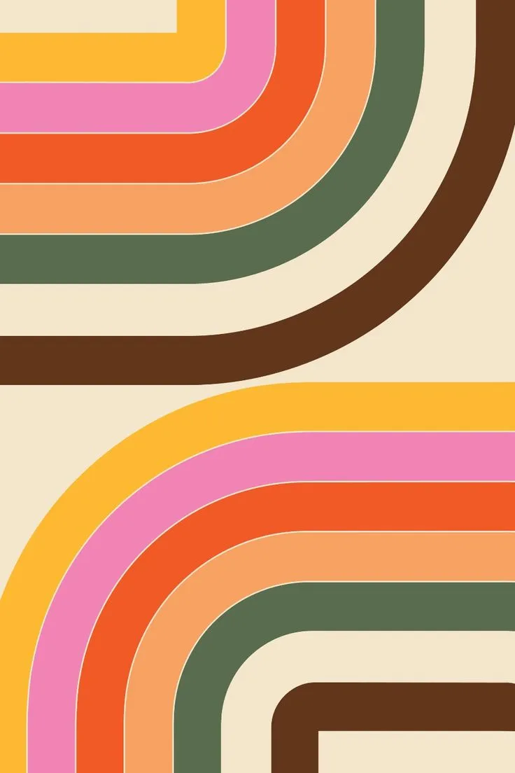 Summer 70s Retro Groovy Wallpaper HD Retro Background Vintage Wallpaper Phone iPhone Android