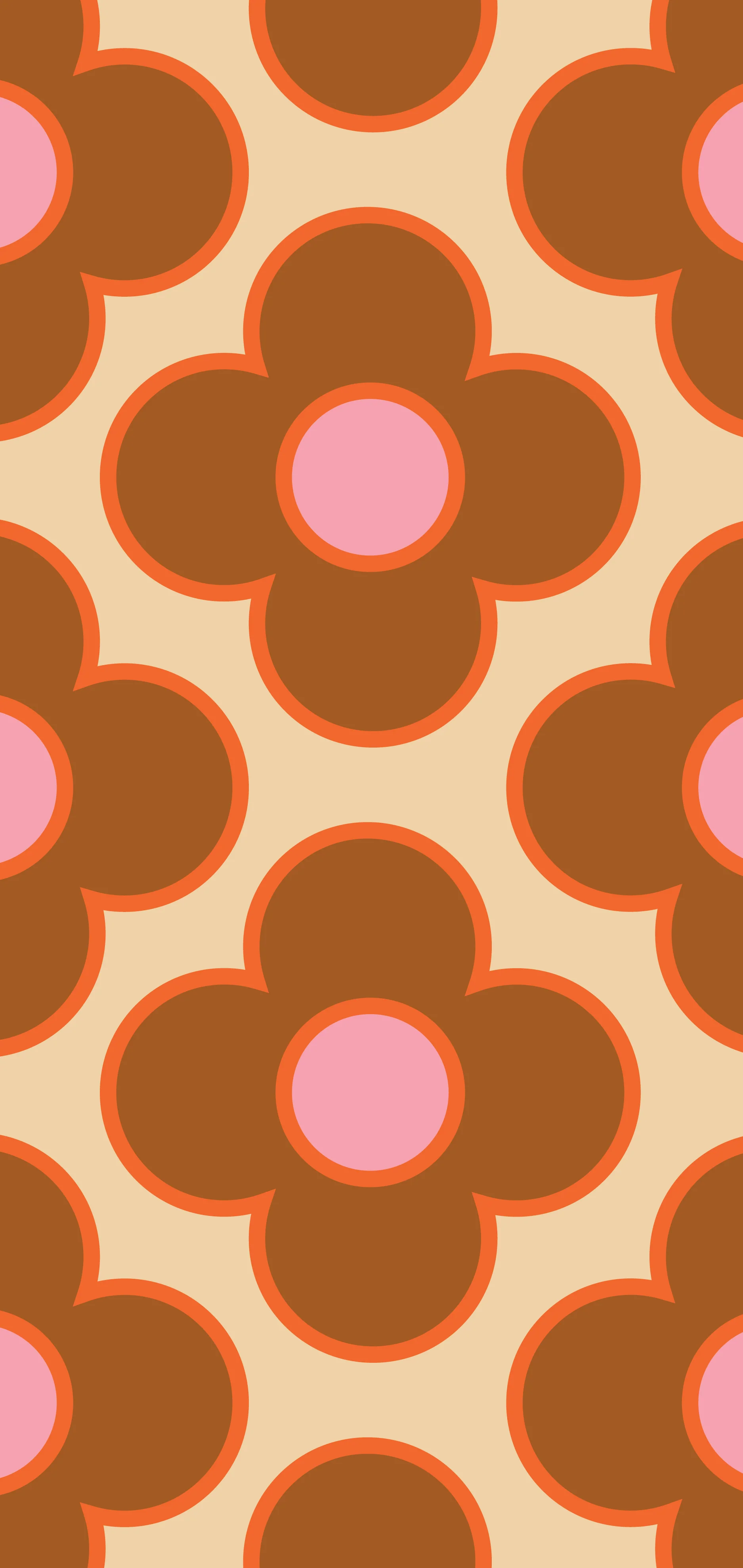 Download Mobile Wallpaper retro inspired pattern