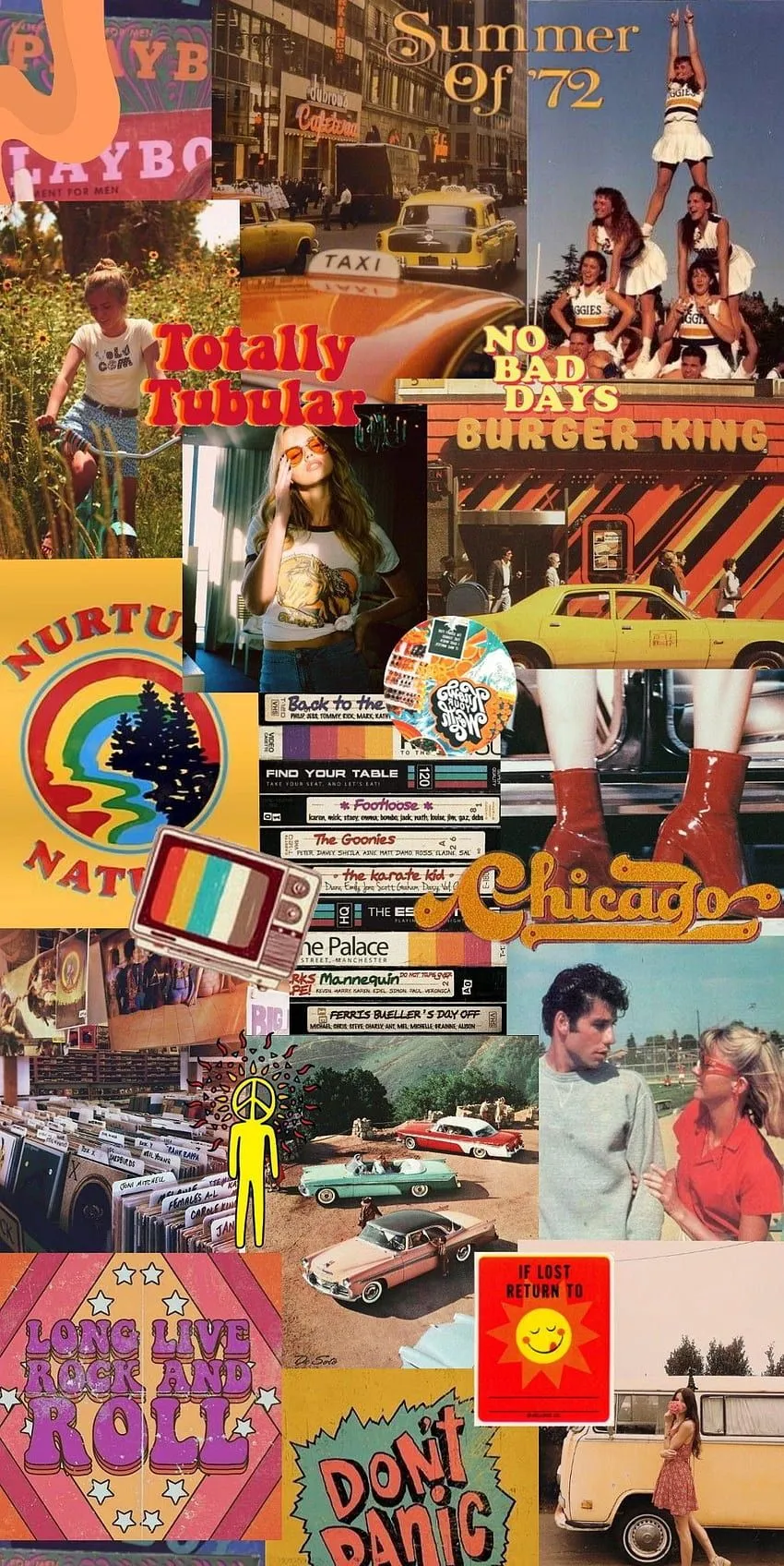 70s vibes. Phone vintage, Aesthetic, iPhone vintage, 70s Collage HD phone wallpaper