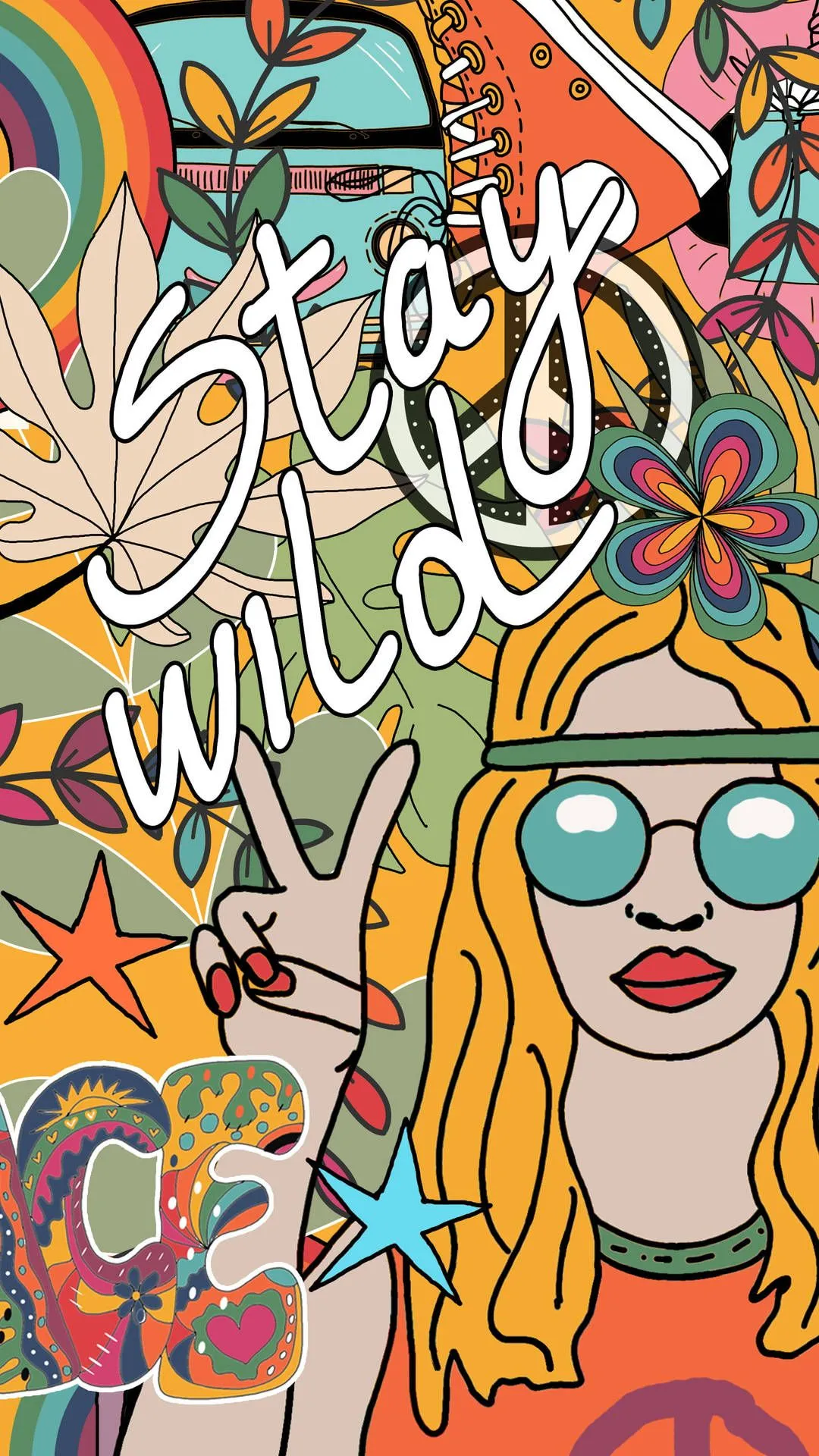 70s Retro Aesthetic Wallpaper