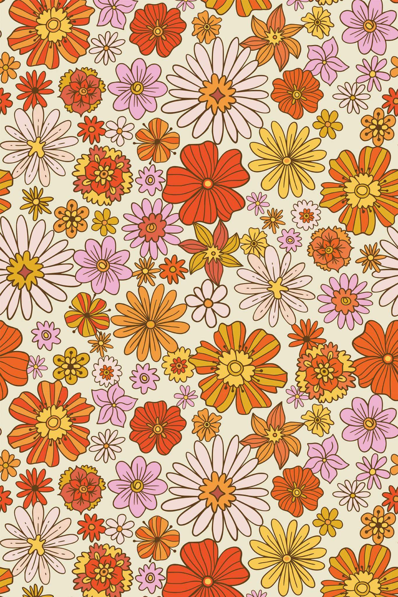 70s Flower Wallpaper, HD Background on WallpaperBat