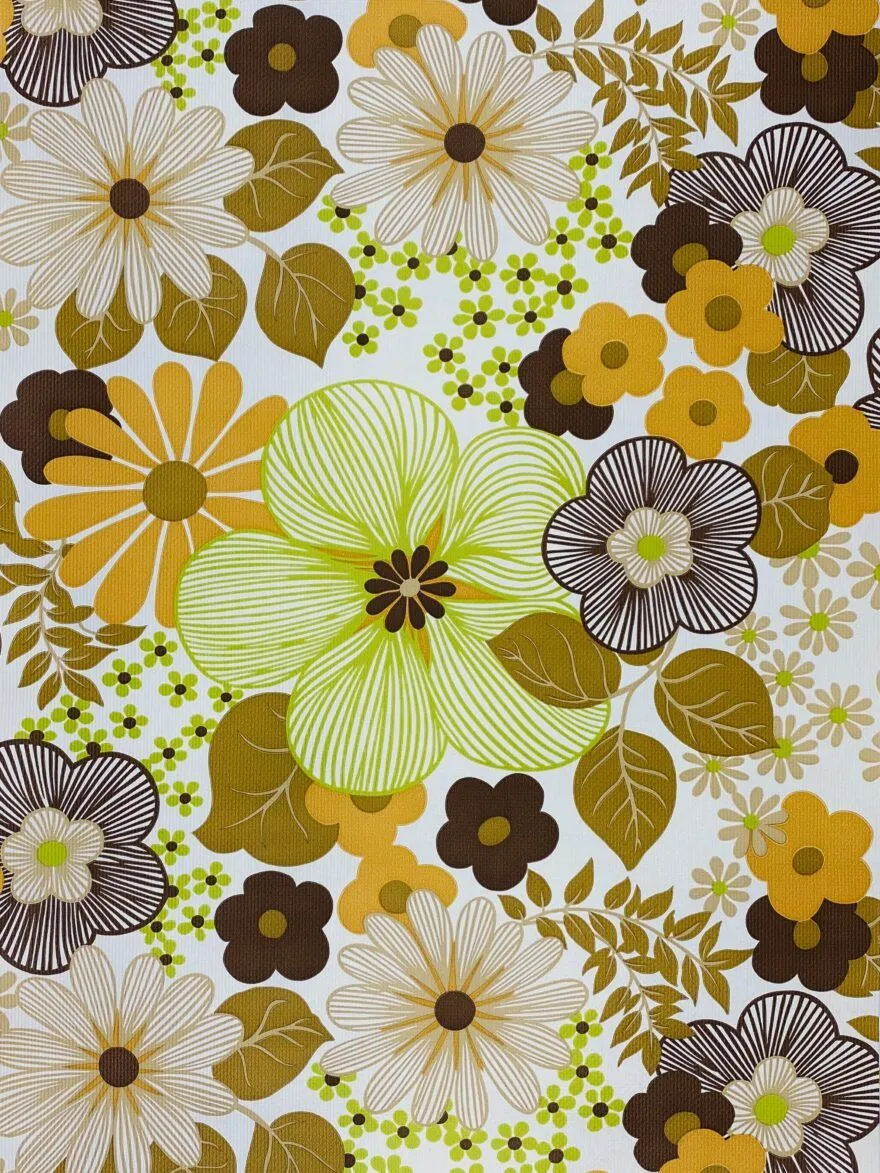 Retro wallpaper from