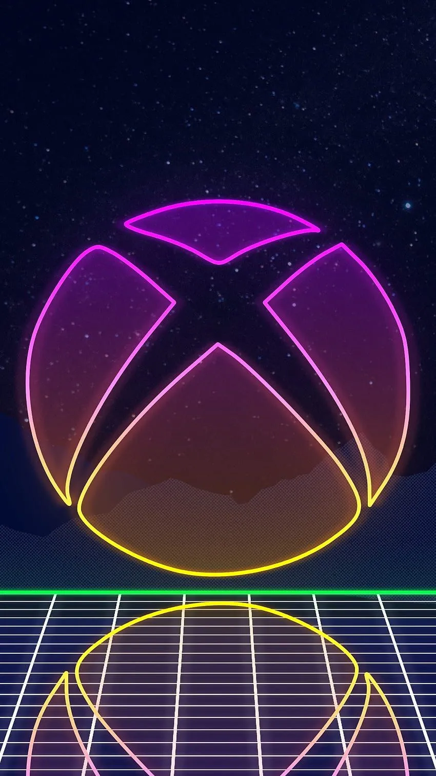 Xbox Series S, Neon Theme HD phone wallpaper