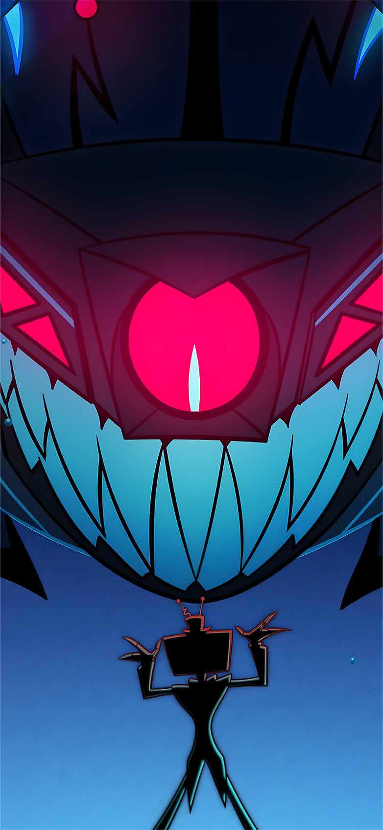 Hazbin Hotel Vox Demon Smile Wallpaper HD Wallpaper