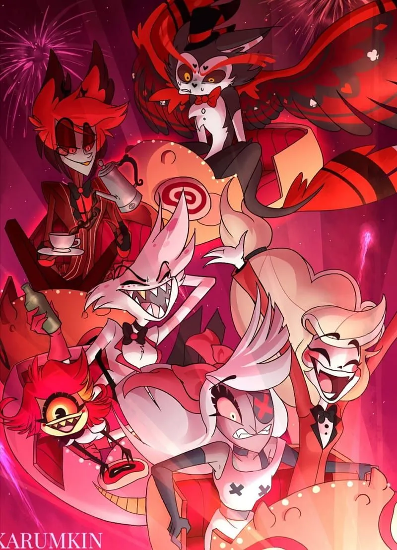 Hazbin hotel, monster, super, HD phone wallpaper
