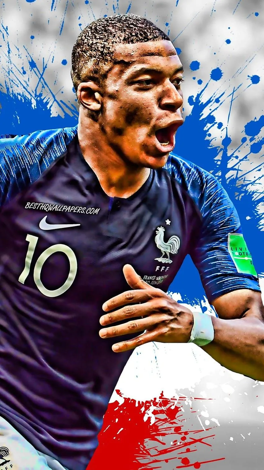 Kylian Mbappe 58728, Mbappe France HD phone wallpaper