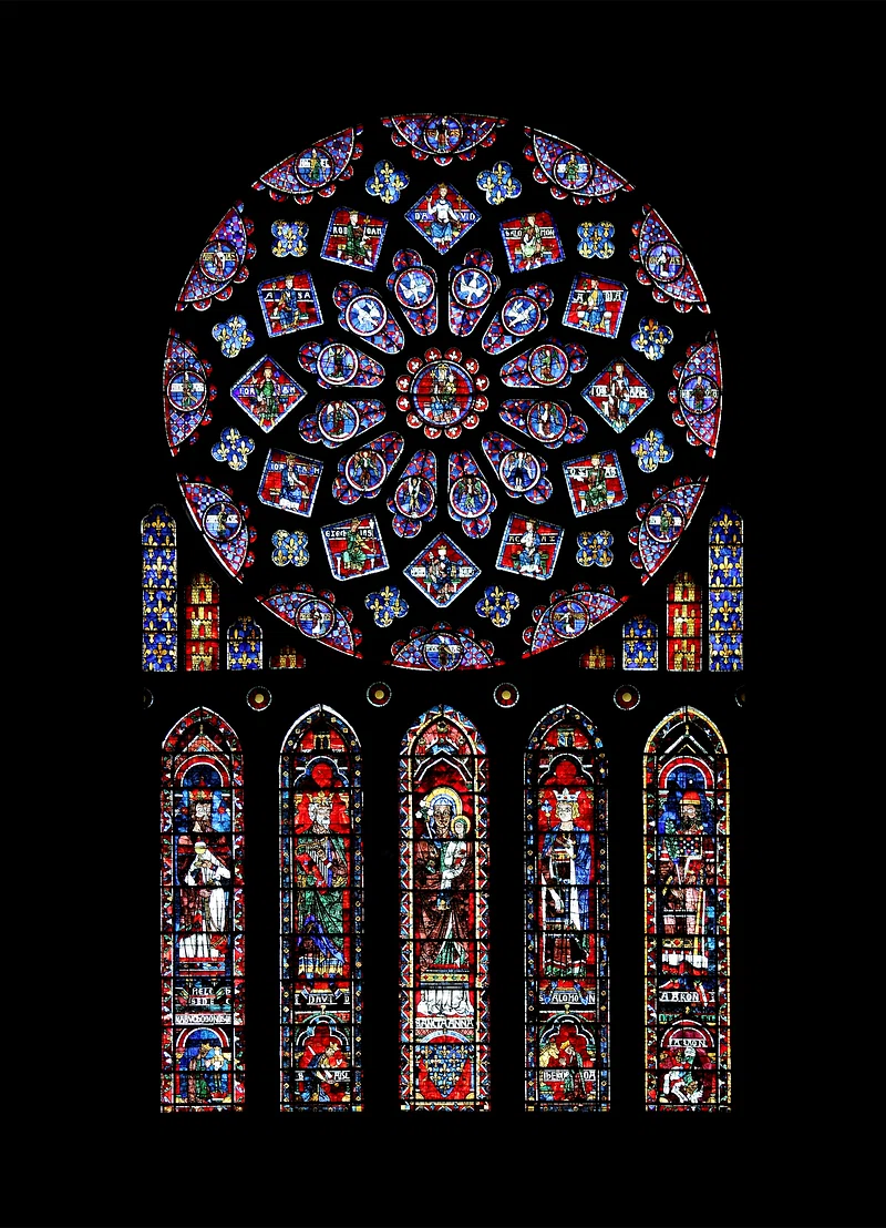 Stained Glass Image Wallpaper