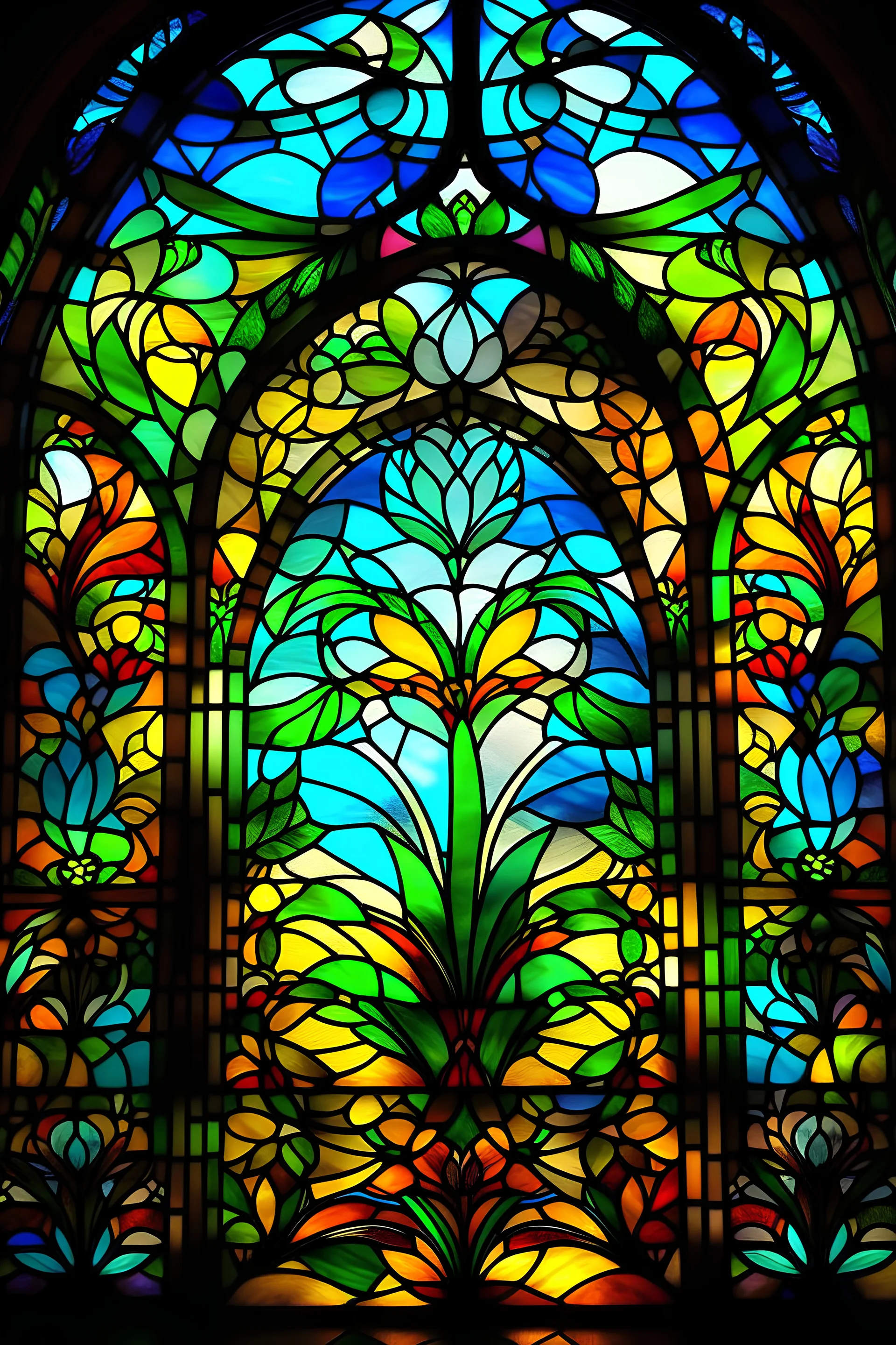 stained glass wallpaper