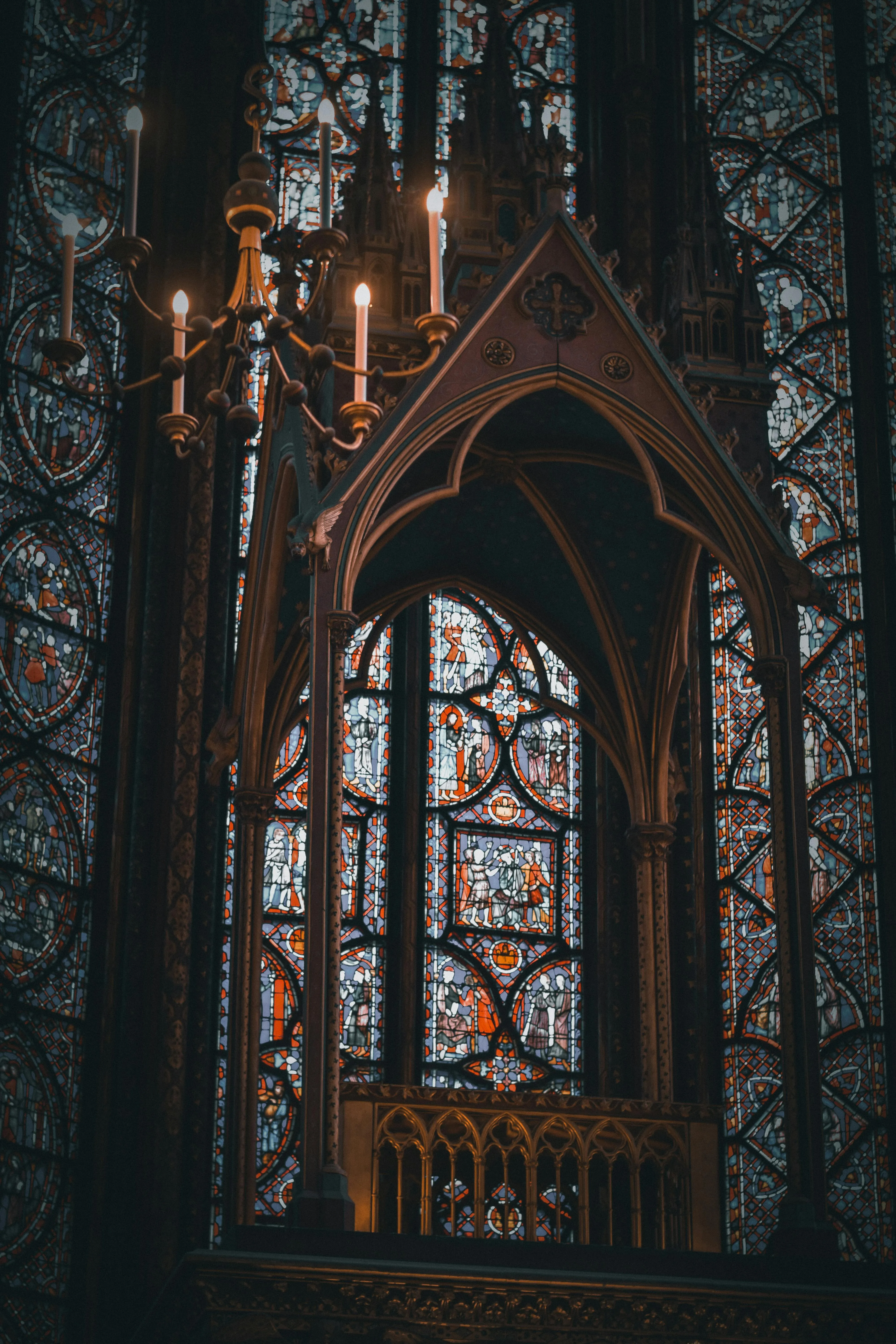 Stained Glass in a Church · Free