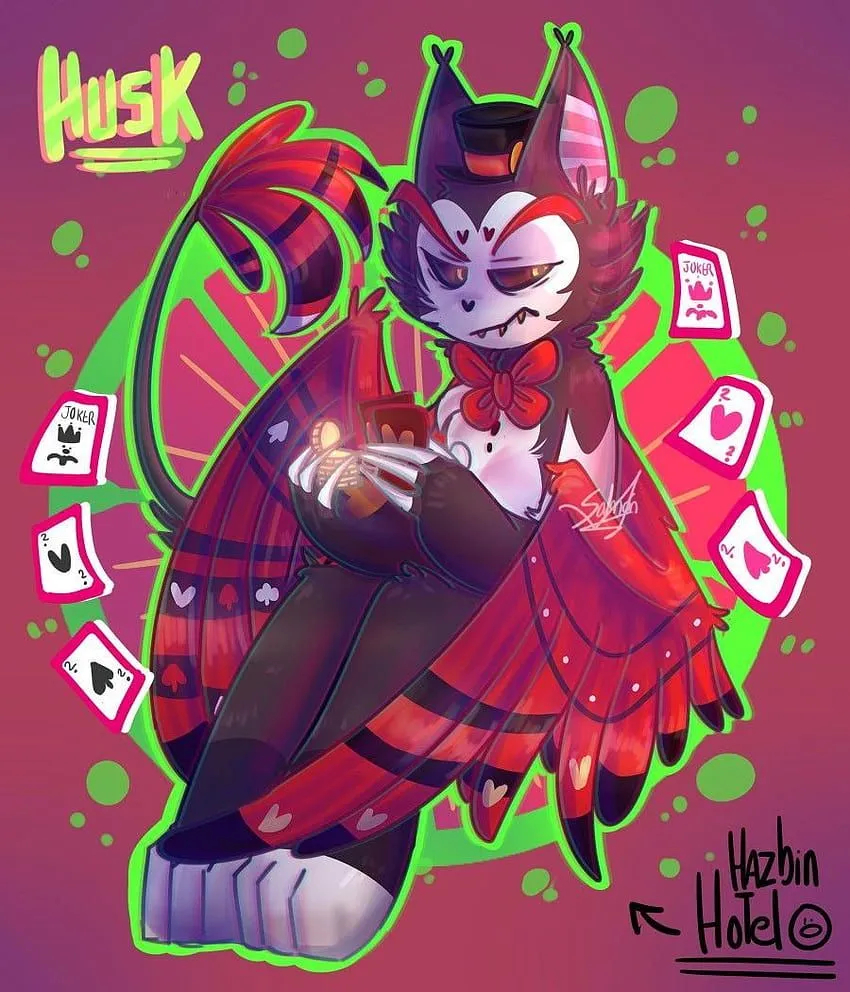 Hazbin Hotel & Helluva Boss, husk hazbin hotel HD phone wallpaper