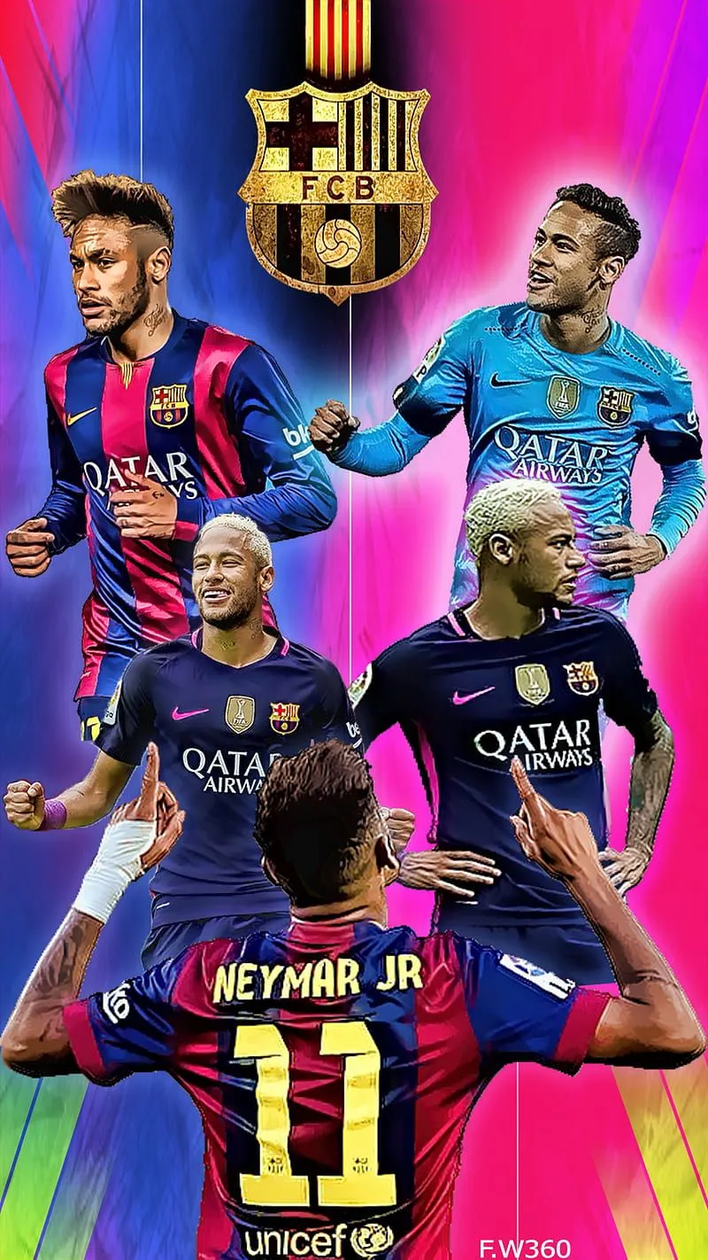 Neymar jr, barca, barcelona, brazil, fcb laliga, messi, msn, on, HD phone wallpaper