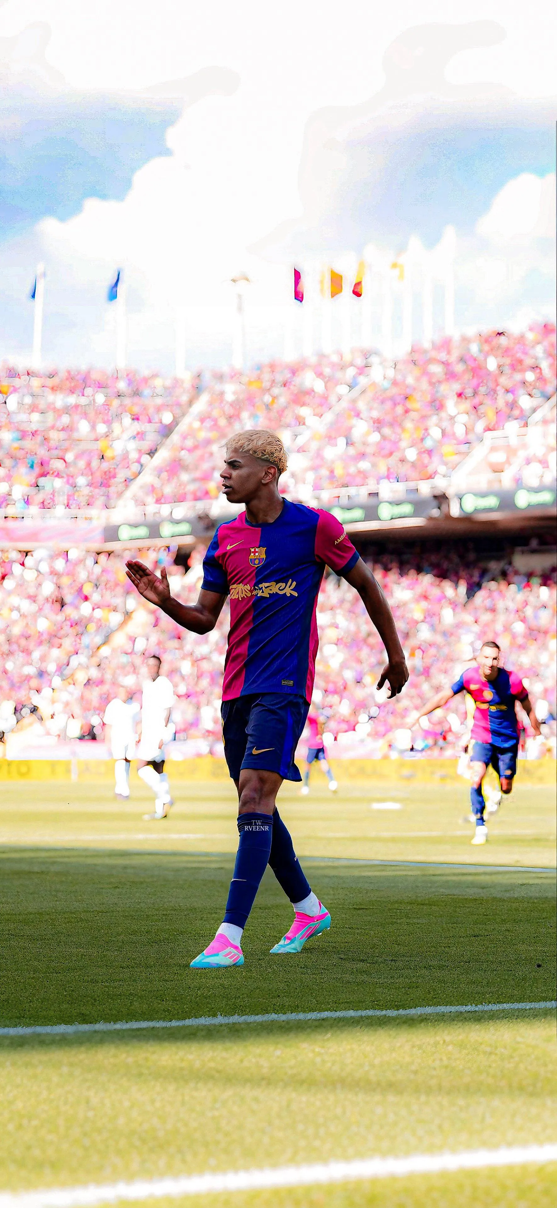Lamine Yamal FC Barcelona Soccer Phone Wallpaper