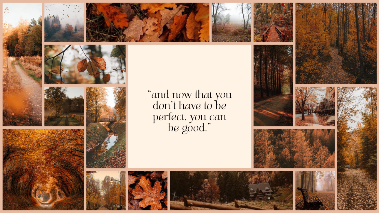 October 2025 Desktop Background Caramelized Life