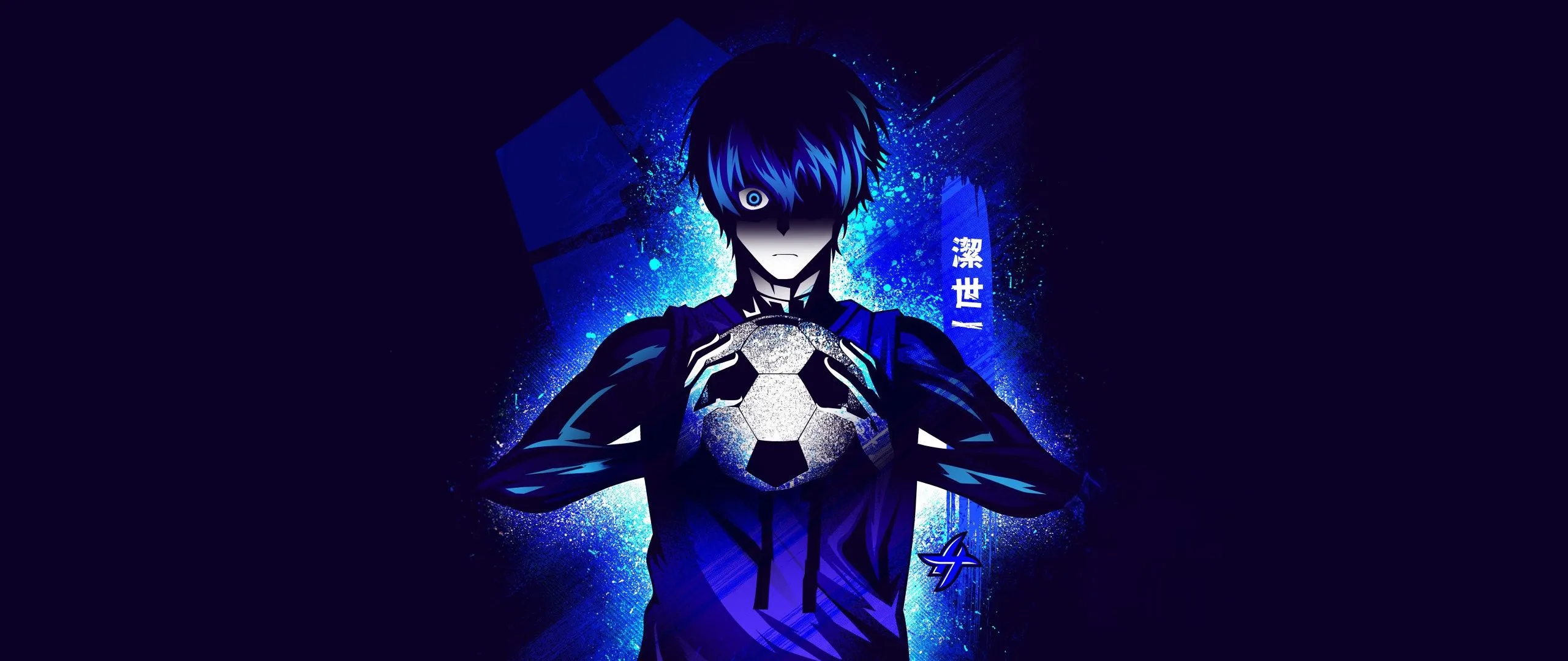 Yoichi Isagi Wallpaper 4K, Blue aesthetic, Team Z