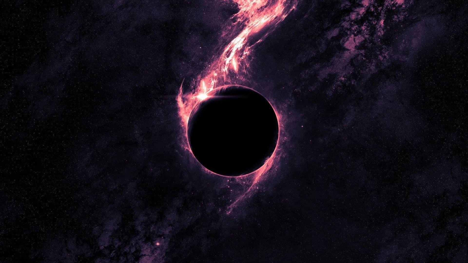 purple, Space, Black holes, Galaxy, Digital art, Space art, Artwork HD Wallpaper / Desktop and Mobile Image & Photo