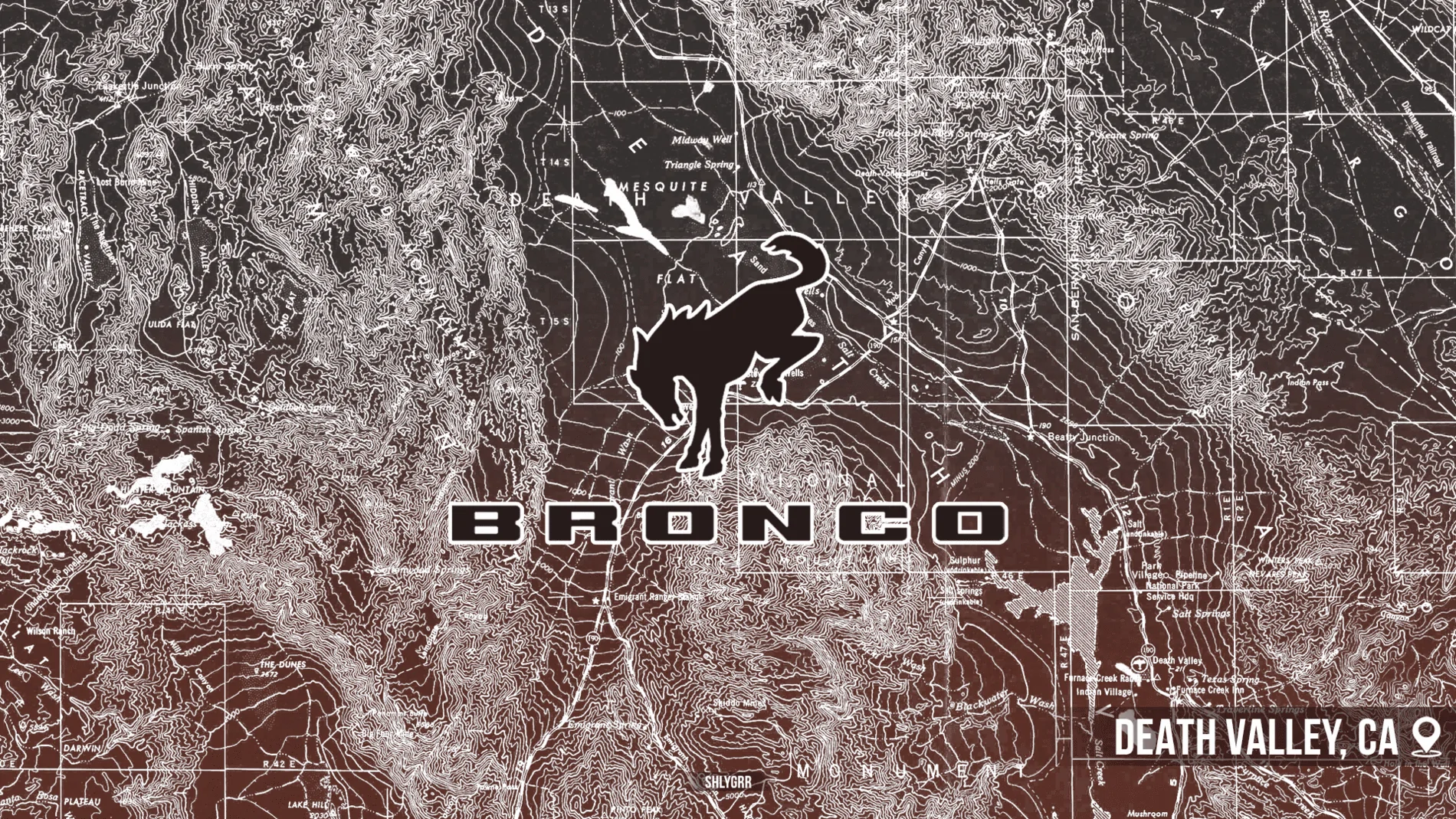 Bronco Topographic Desktop Wallpaper. Bronco6G Bronco & Bronco Raptor Forum, News, Blog & Owners Community
