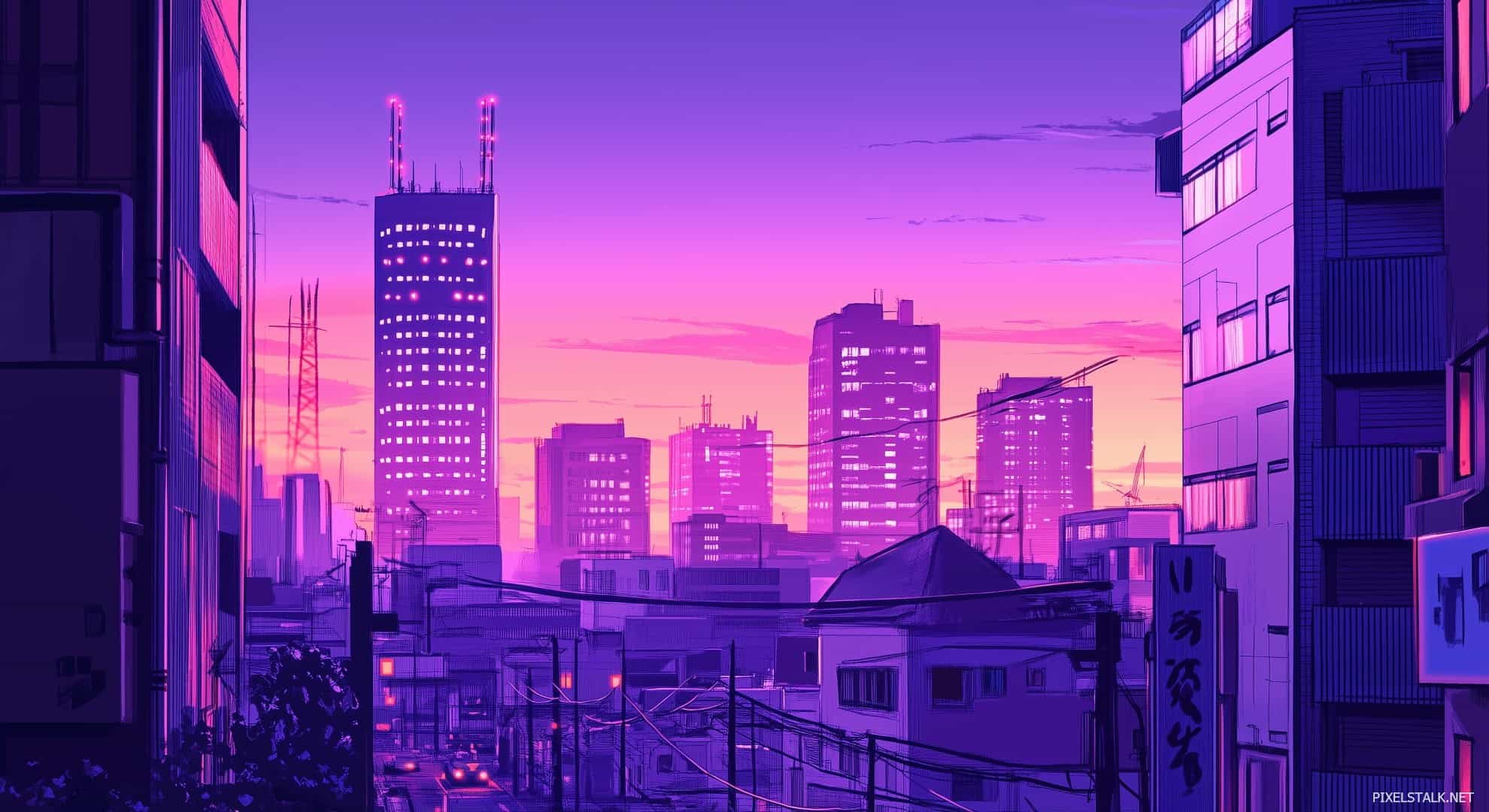 City Aesthetic Desktop Wallpaper HD