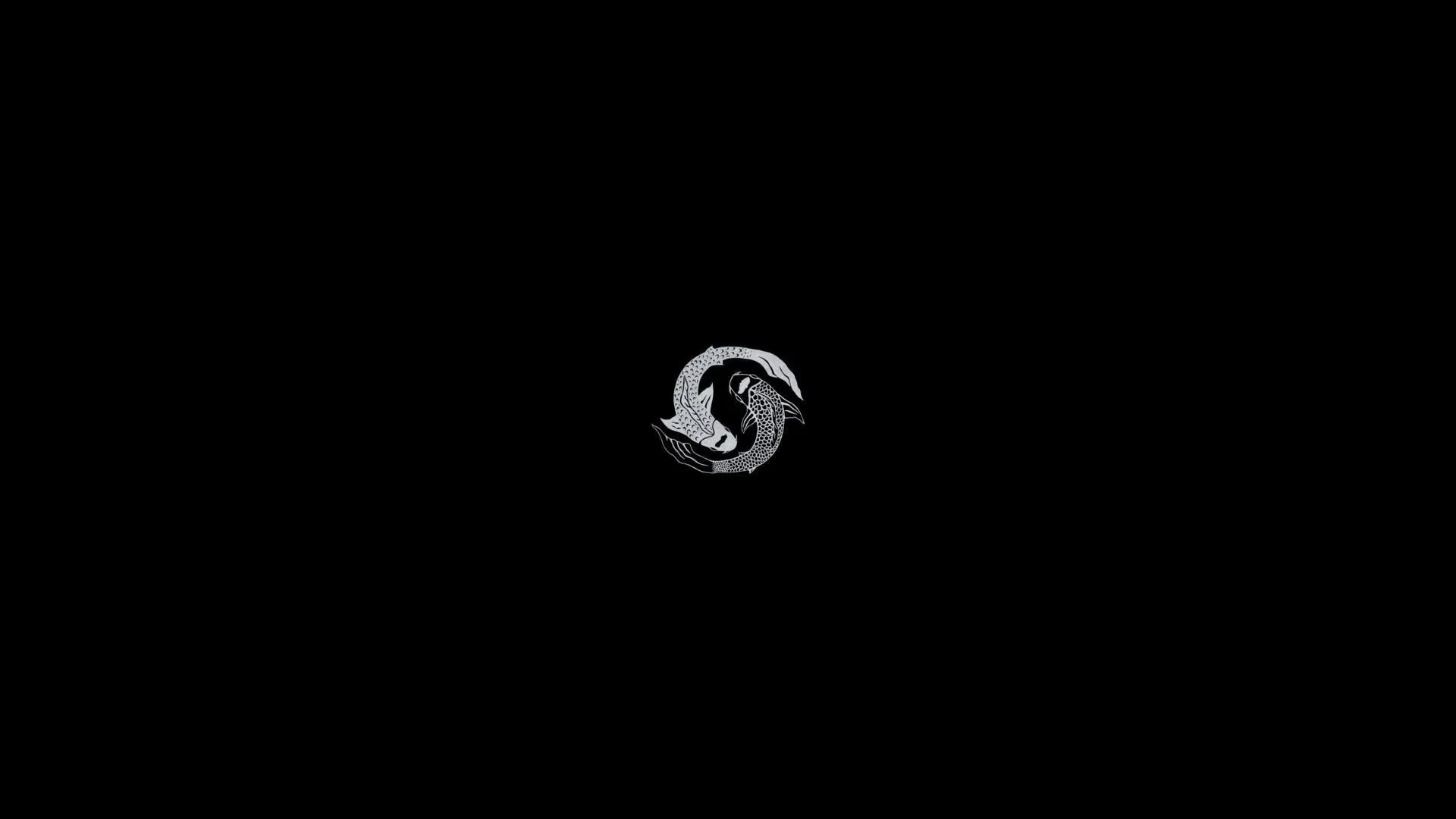 Yin And Yang Koi Fish Symbol HD Wallpaper