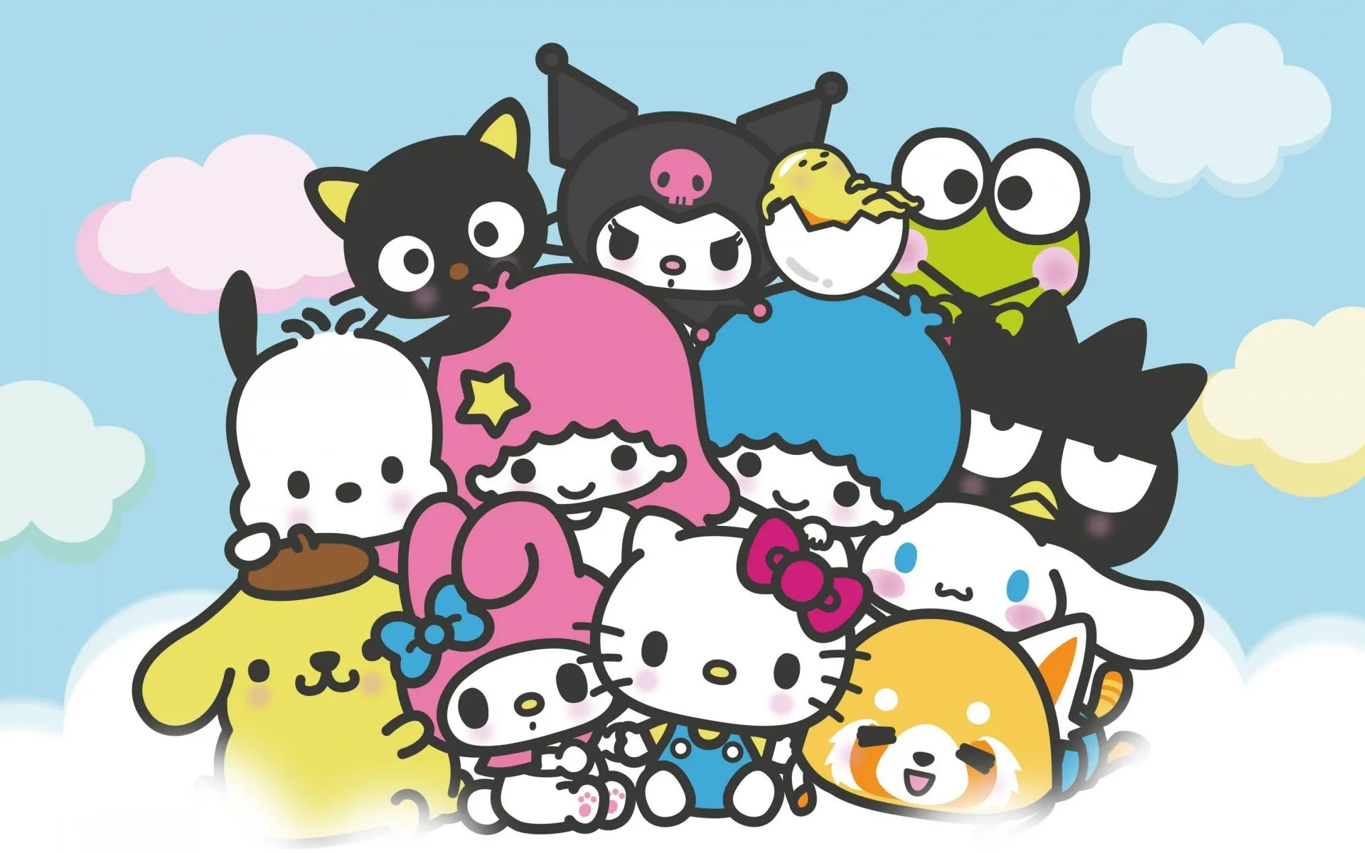 Sanrio Wallpaper 4K, Character poster, Cute cartoon