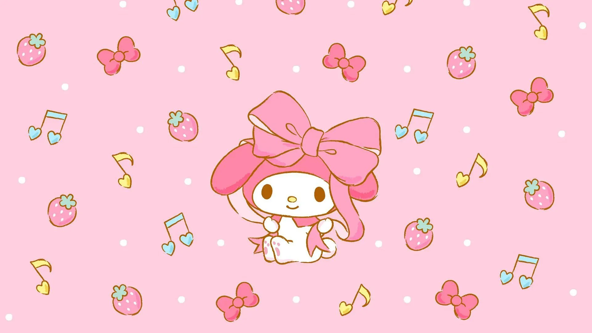 Hello Kitty HD Wallpaper: Sweet Pink Melody Blissx1081