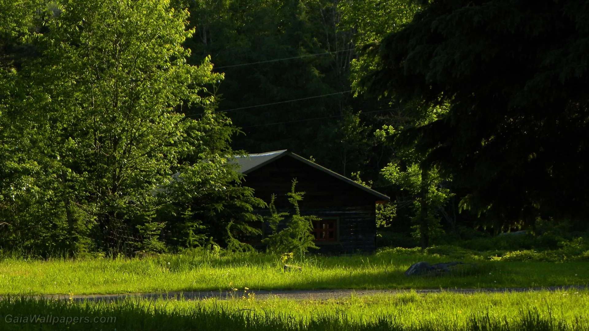 Peaceful country house wallpaper 1920x1080 Desktop Wallpaper