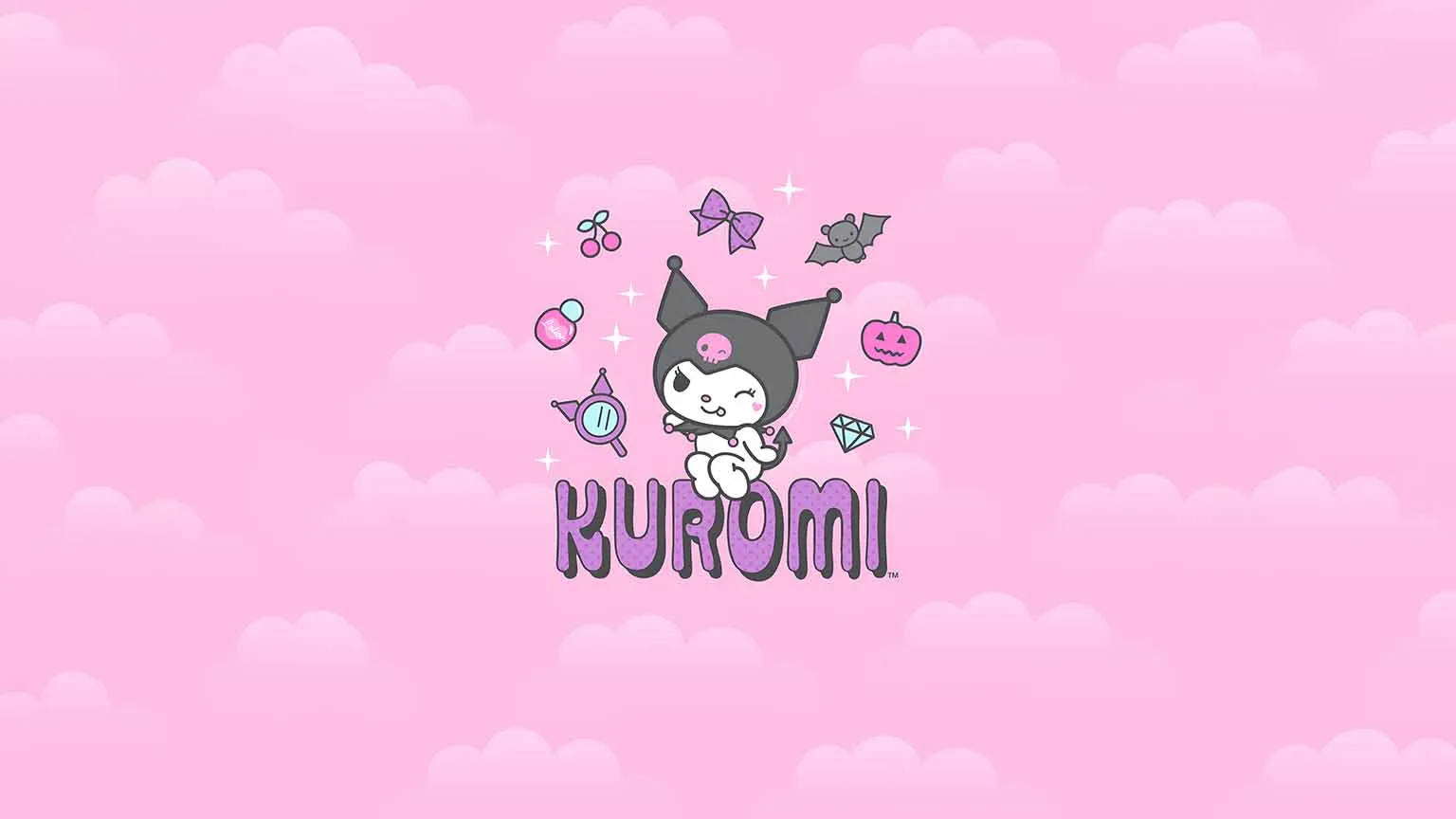 Free Kuromi Pink Desktop Wallpaper Download