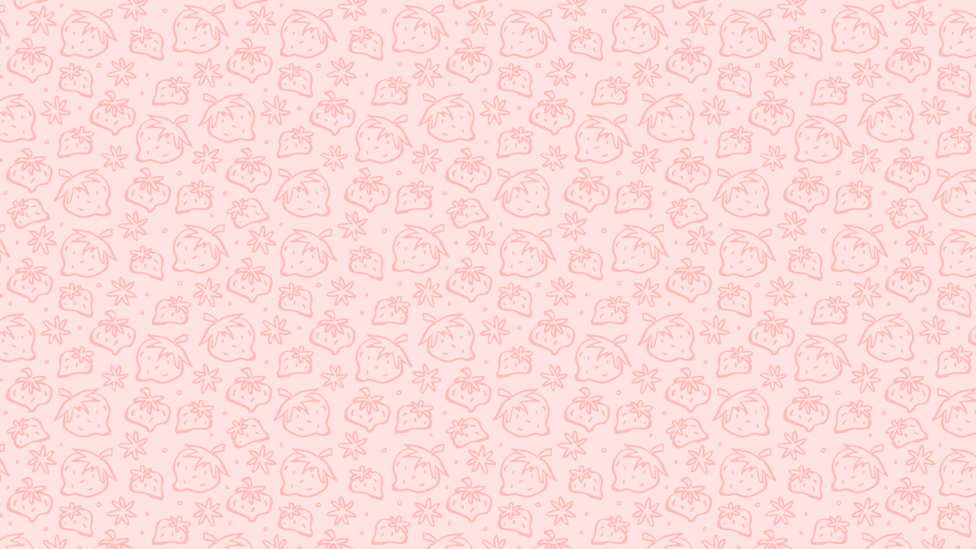 Ultra HD Cute Pink Strawberry Fruit Wallpaper Delightx2160