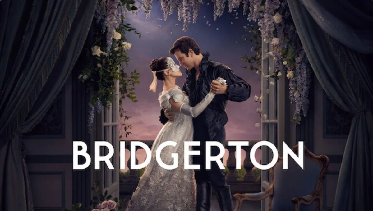 Landscape version of the new #Bridgerton Season 4 poster from Netflix