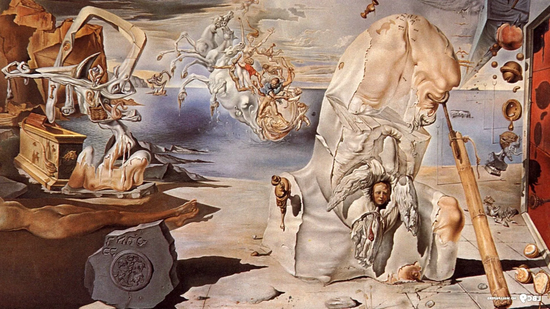 Salvador Dalí, Painting, Fantasy Art, Symbolic, Classic Art Wallpaper HD / Desktop and Mobile Background