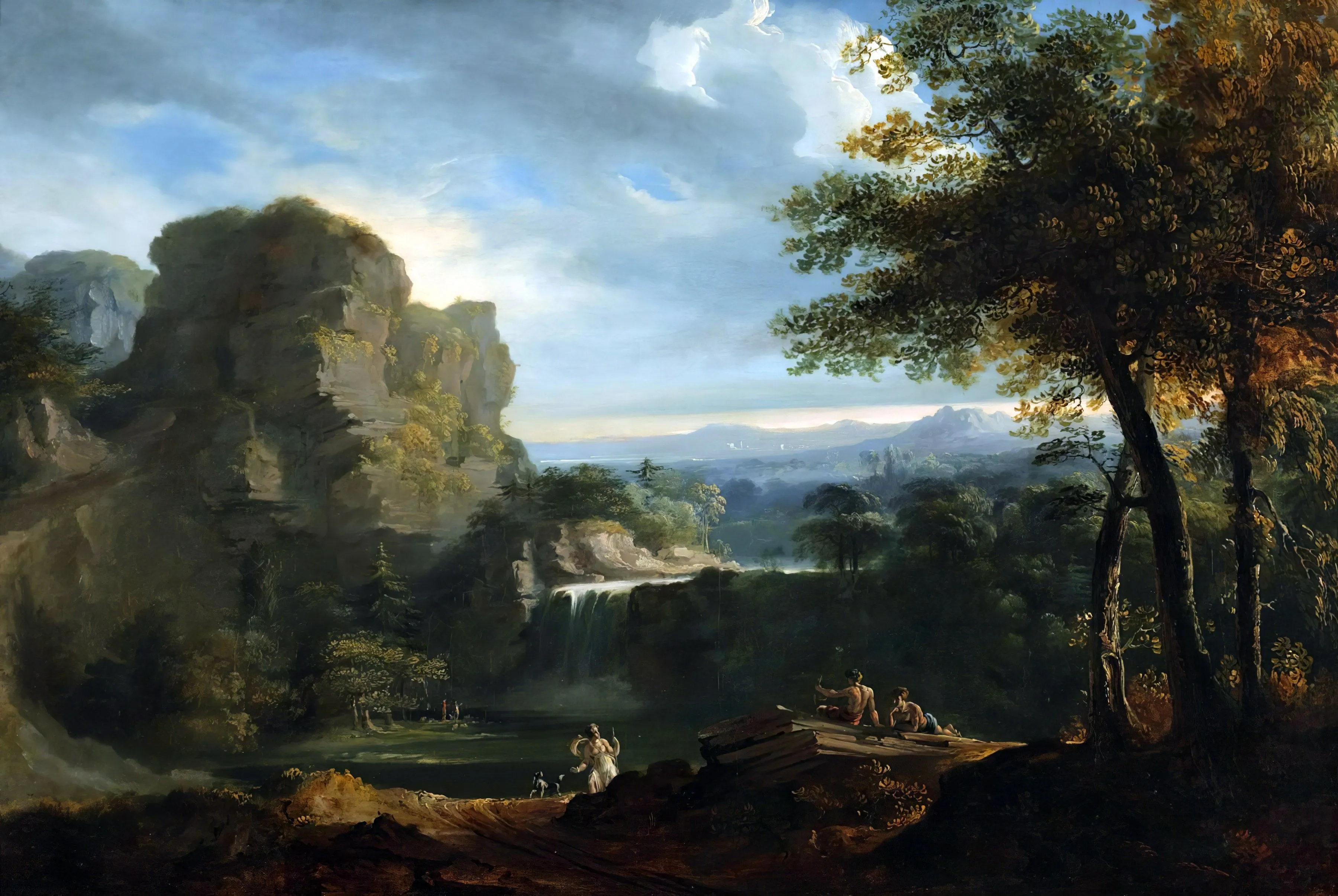 Arcadian Landscape By John Martin, HD Wallpaper