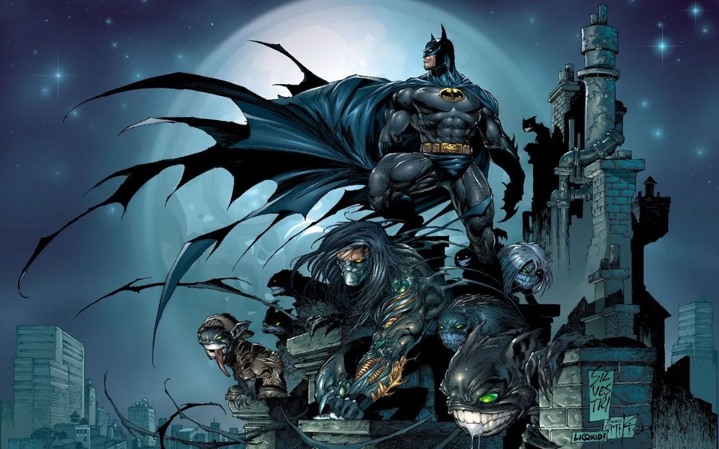 Batman Comic Character HD Desktop Wallpaper 110186