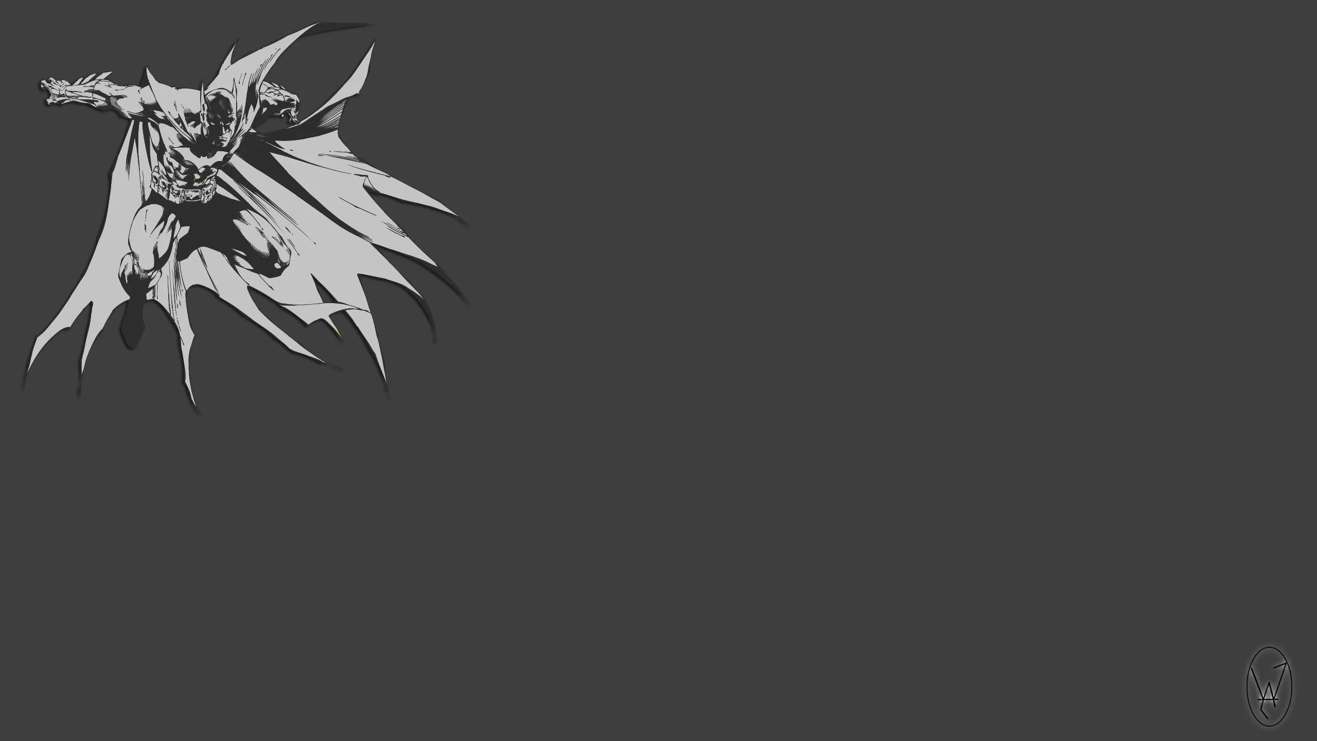 Cartoon character digital wallpaper, Batman, vector art, The Dark Knight HD wallpaper