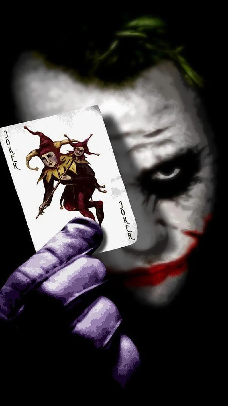 Joker Card, joker face, joker, HD phone wallpaper