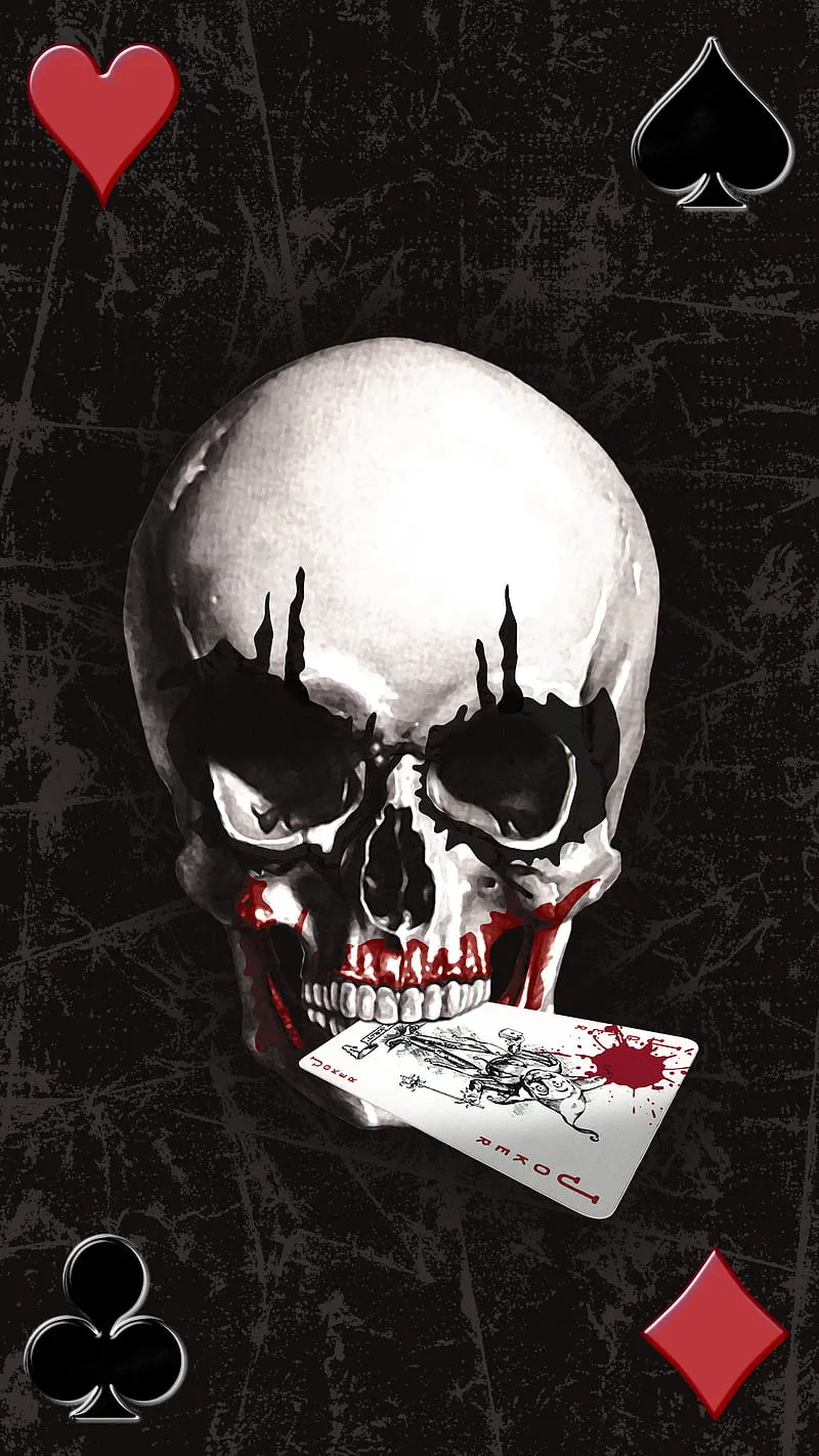 Joker Skull Card, Fenrir, Joker, HD phone wallpaper