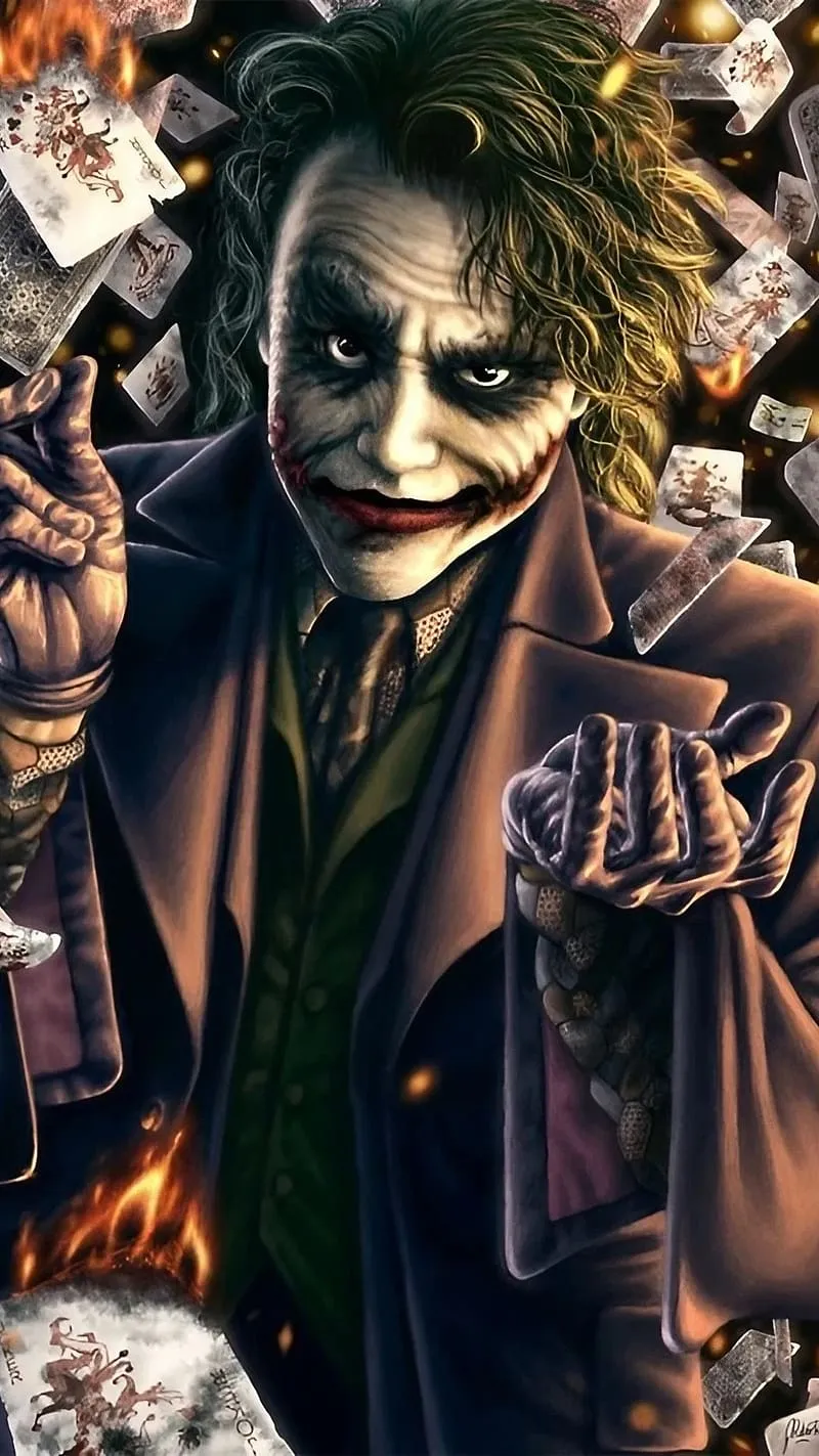 Joker Pics, Cards Background, bad joker, supervillain, HD phone wallpaper