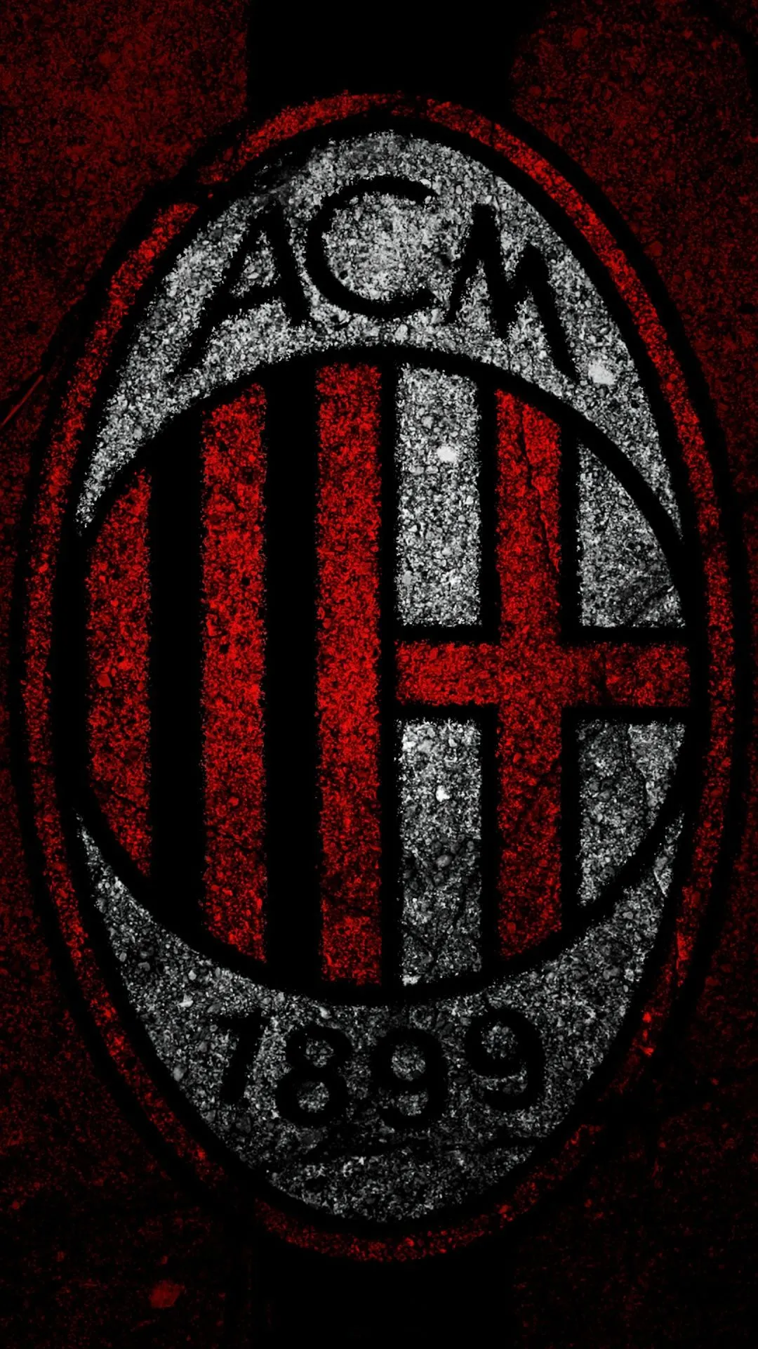 AC Milan Wallpaper 4K, Dark background, 5K