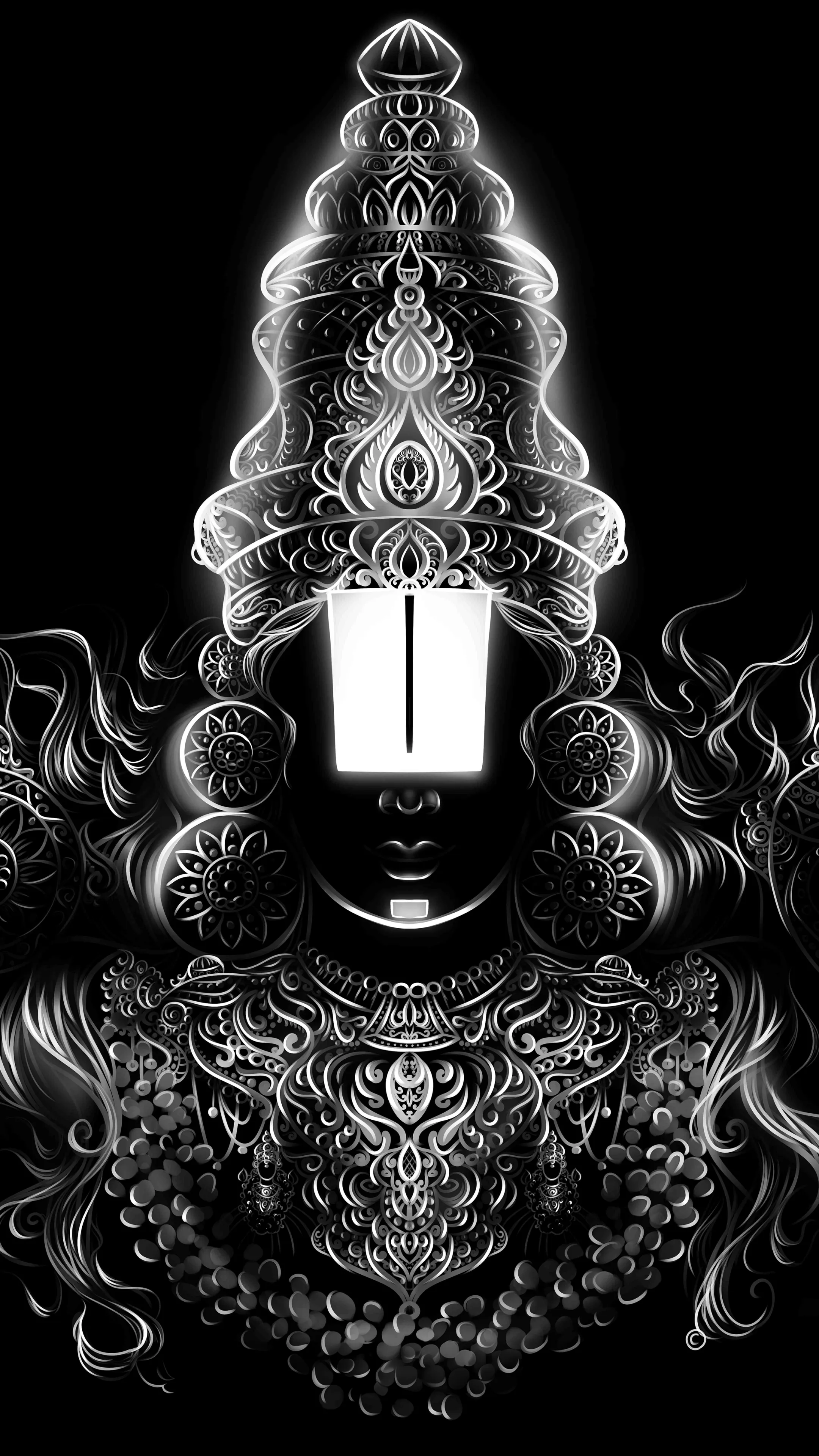 Venkateshwara Swamy Wallpaper 4K, Hindu God, Hinduism