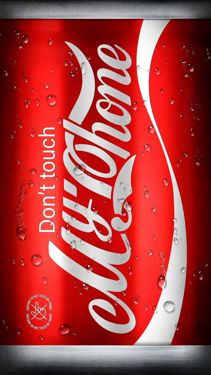 My Phone, Red, Soft Drink, Can, Liquid, Coca Cola HD Phone Wallpaper