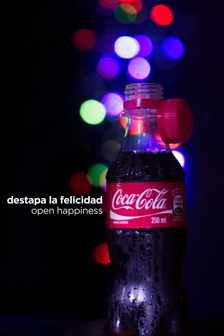 Coca Cola, Bokeh, Photography, Happiness, Blue, Green, Red dress, White HD Wallpaper / Desktop and Mobile Image & Photo