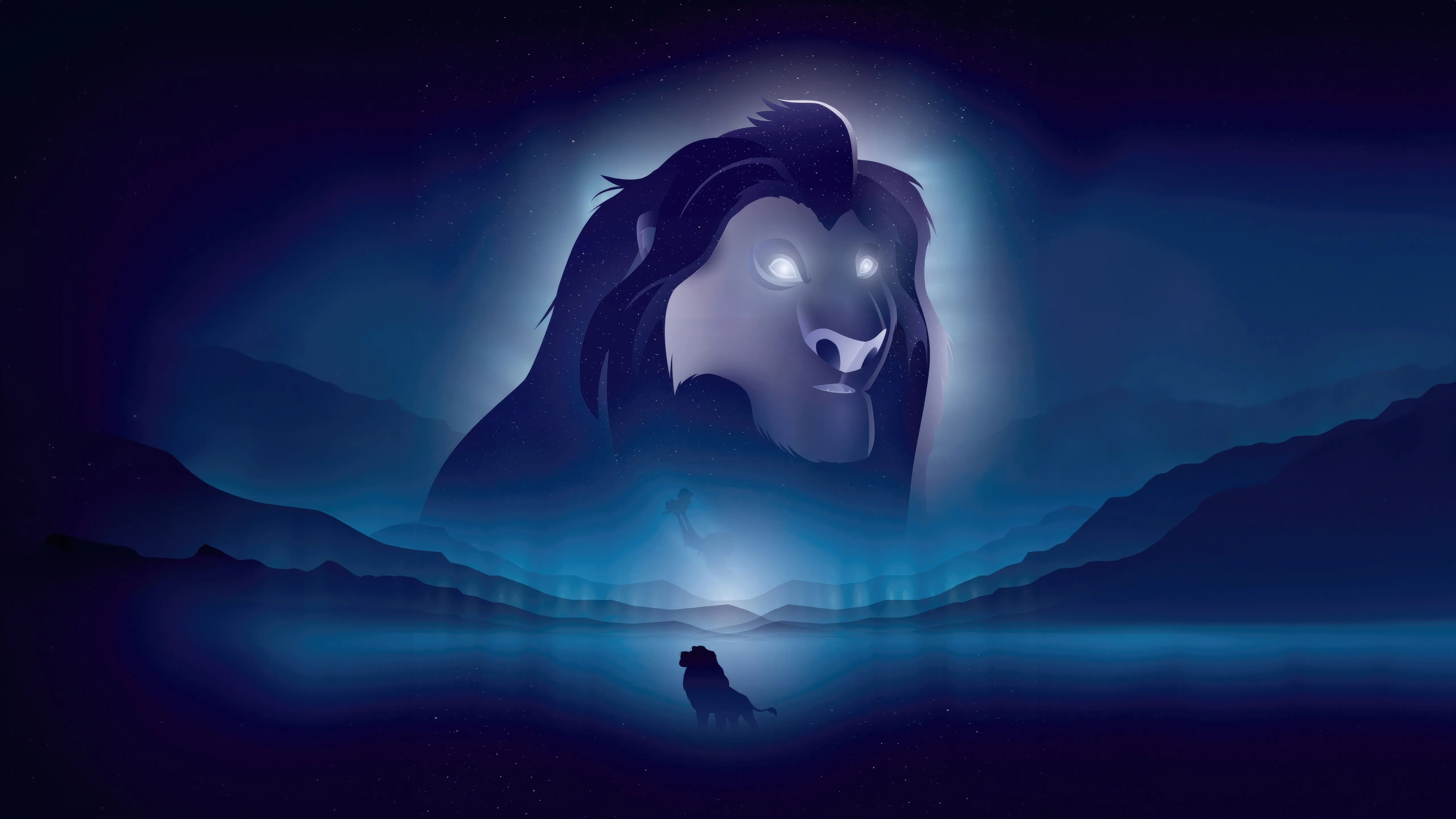the lion king, movies, minimalism, minimalist, artist, artwork, digital art, hd, 4k, 5k, HD Wallpaper