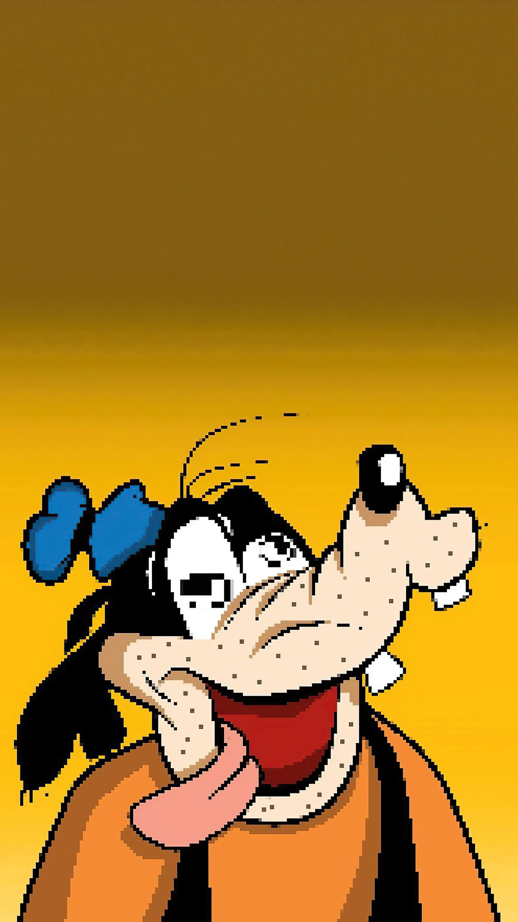 Goofy, 8 Bit, Minimalism, Minimalist, Artist, Artwork, Digital Art, Hd, 4K HD Phone Wallpaper