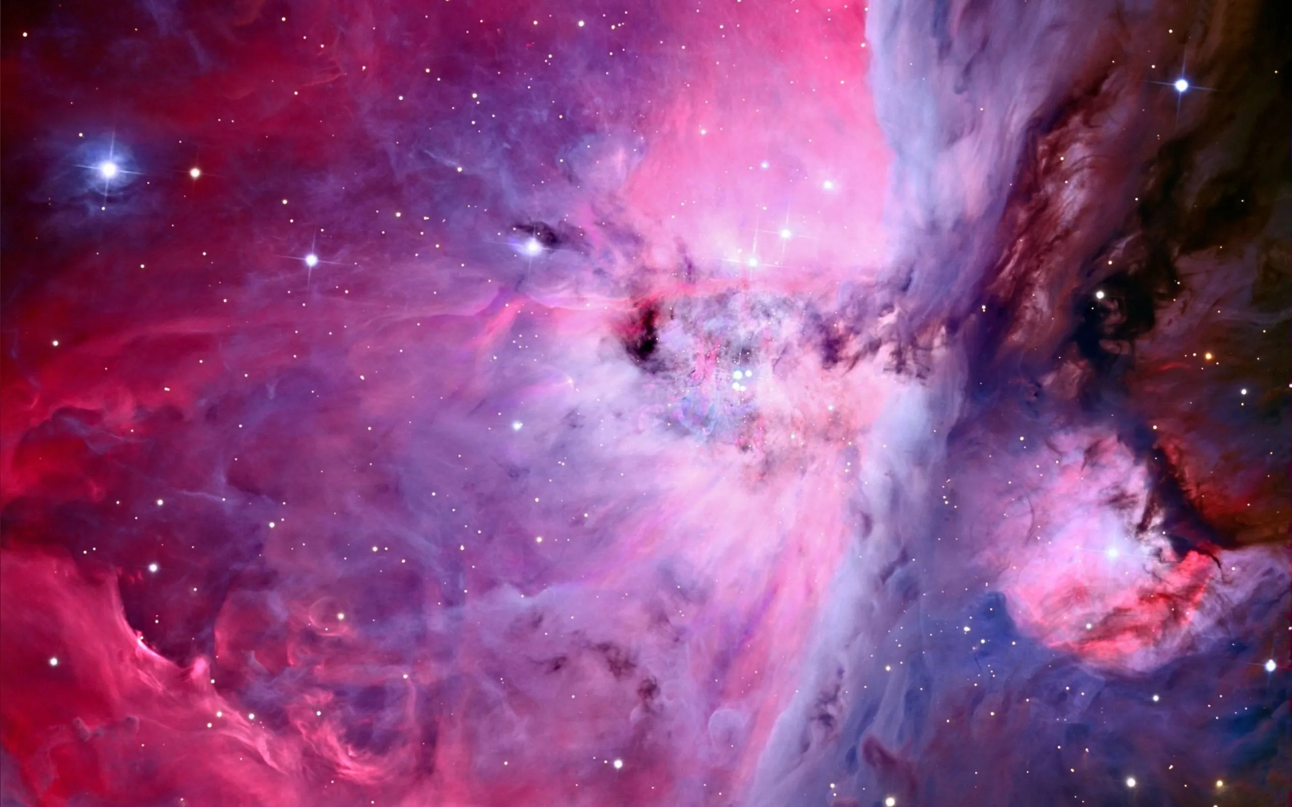Purple Nebula Stars Expanse Space HD Wallpaper