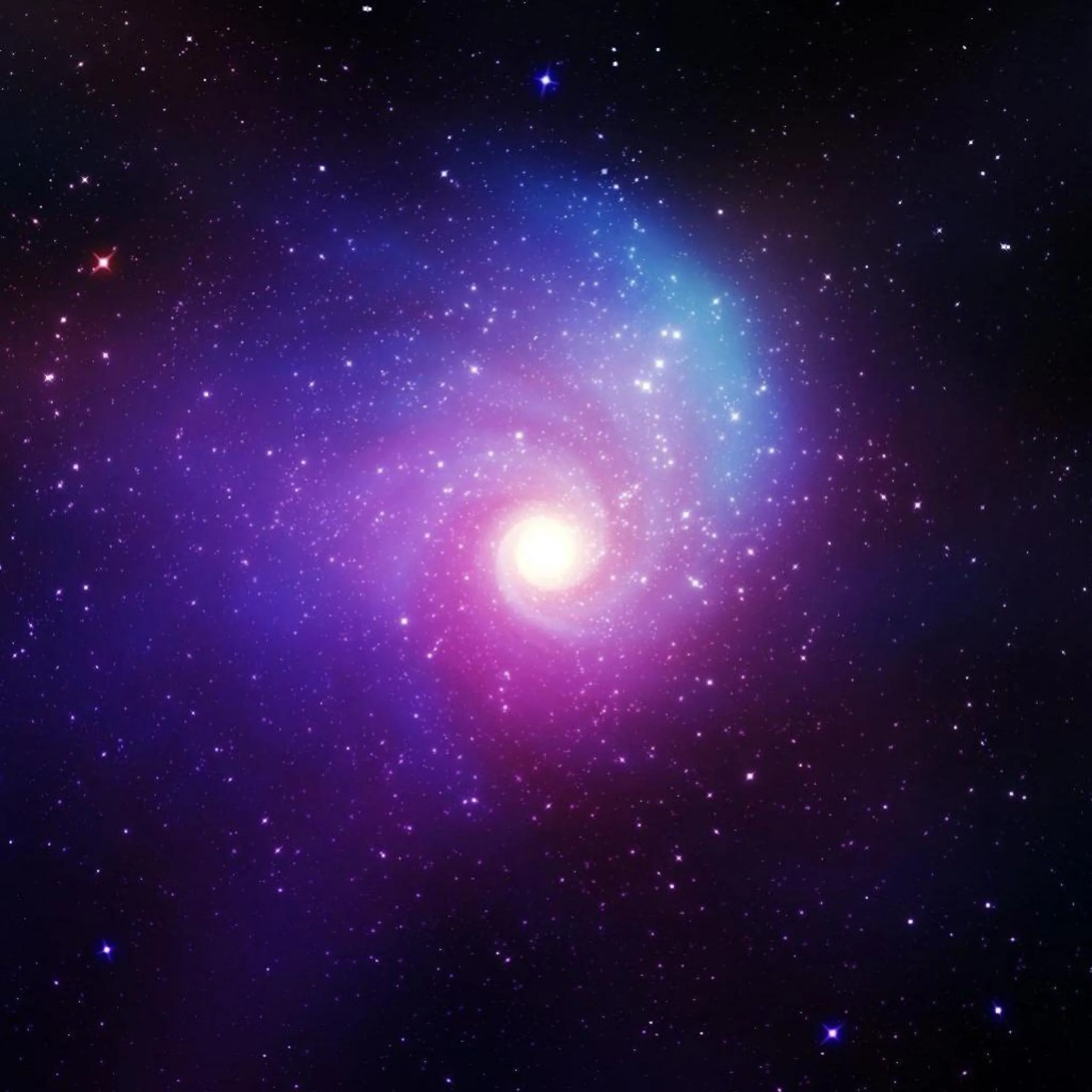 Deep Space Purple Nebula Galaxy Milkyway