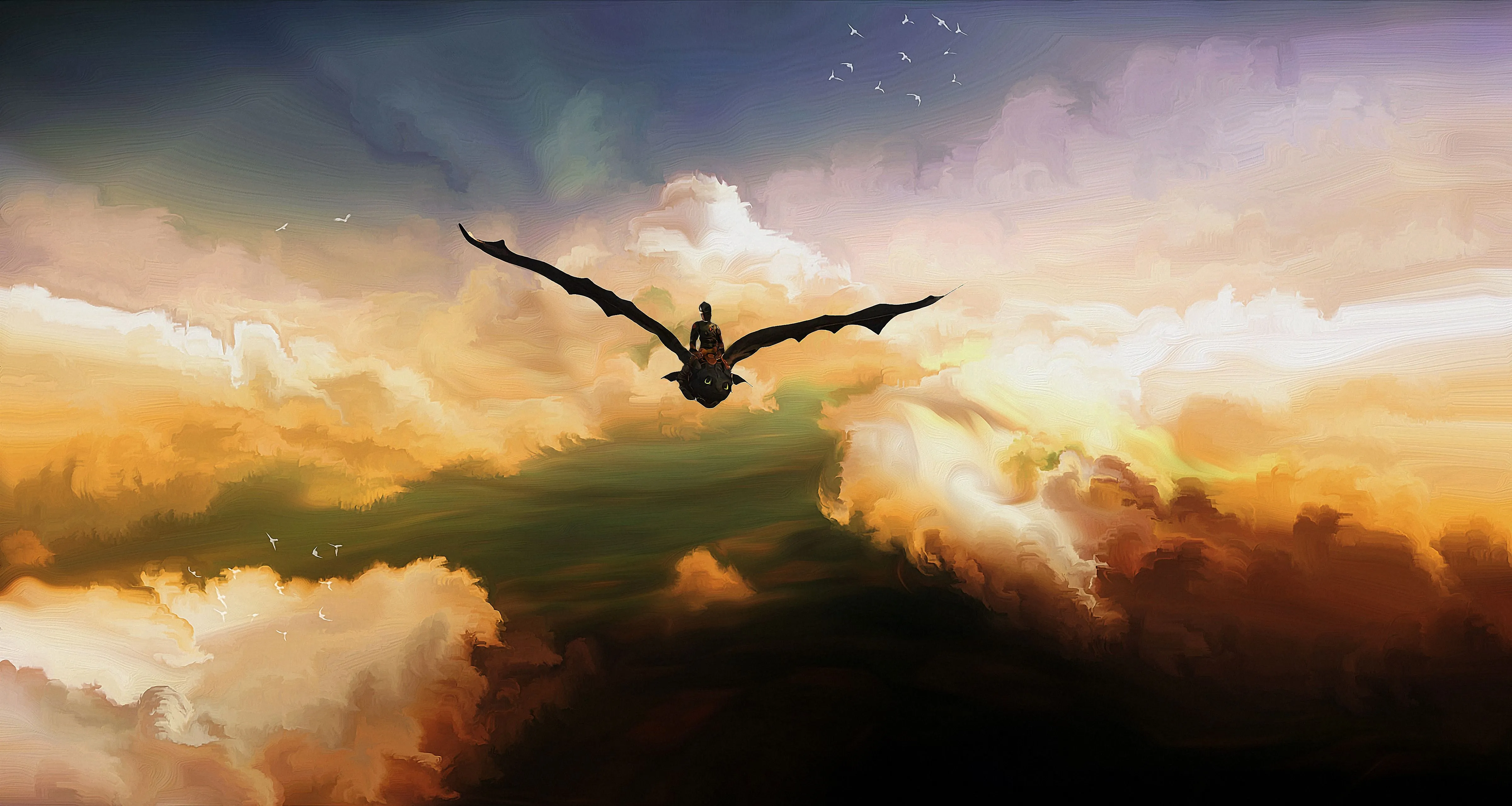 Hiccup And Toothless Artwork Wallpaper, HD Movies 4K Wallpaper, Image and Background