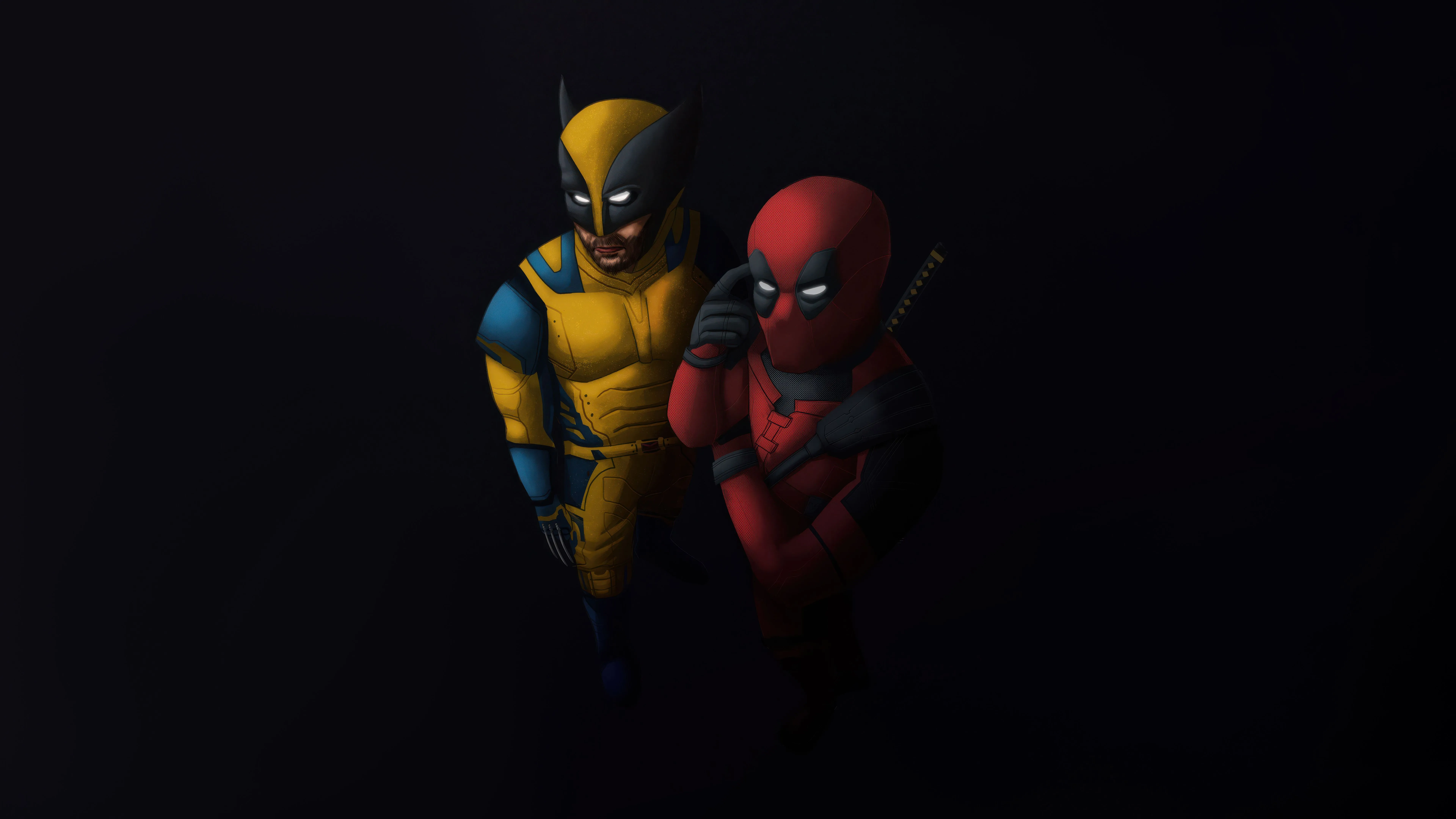 Deadpool And Wolverine Art 4k Wallpaper, HD Superheroes Wallpaper, 4k Wallpaper, Image, Background, Photos and Picture