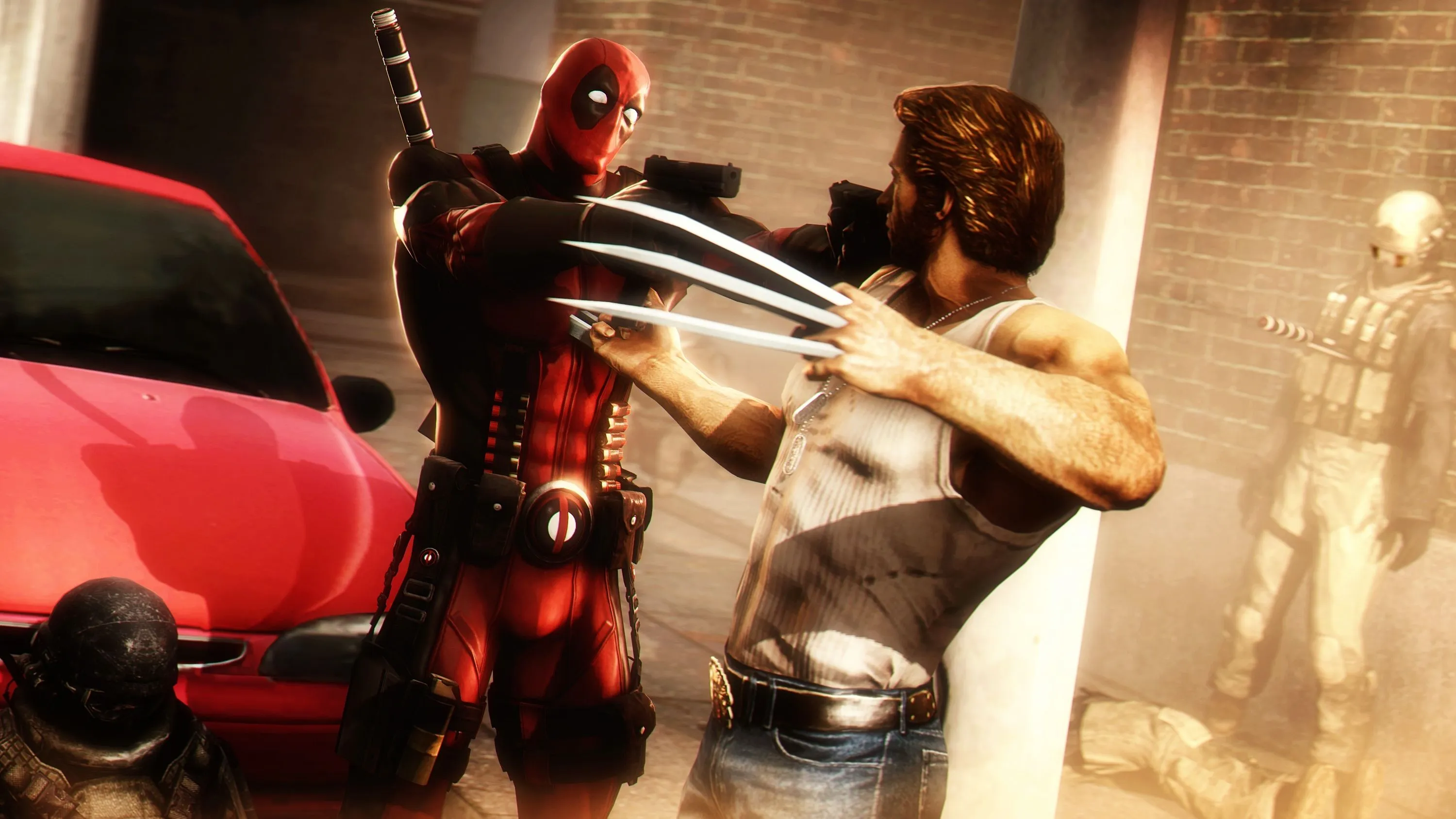 Free Deadpool Vs Wolverine 4K Wallpaper & Desktop HD Background for PC