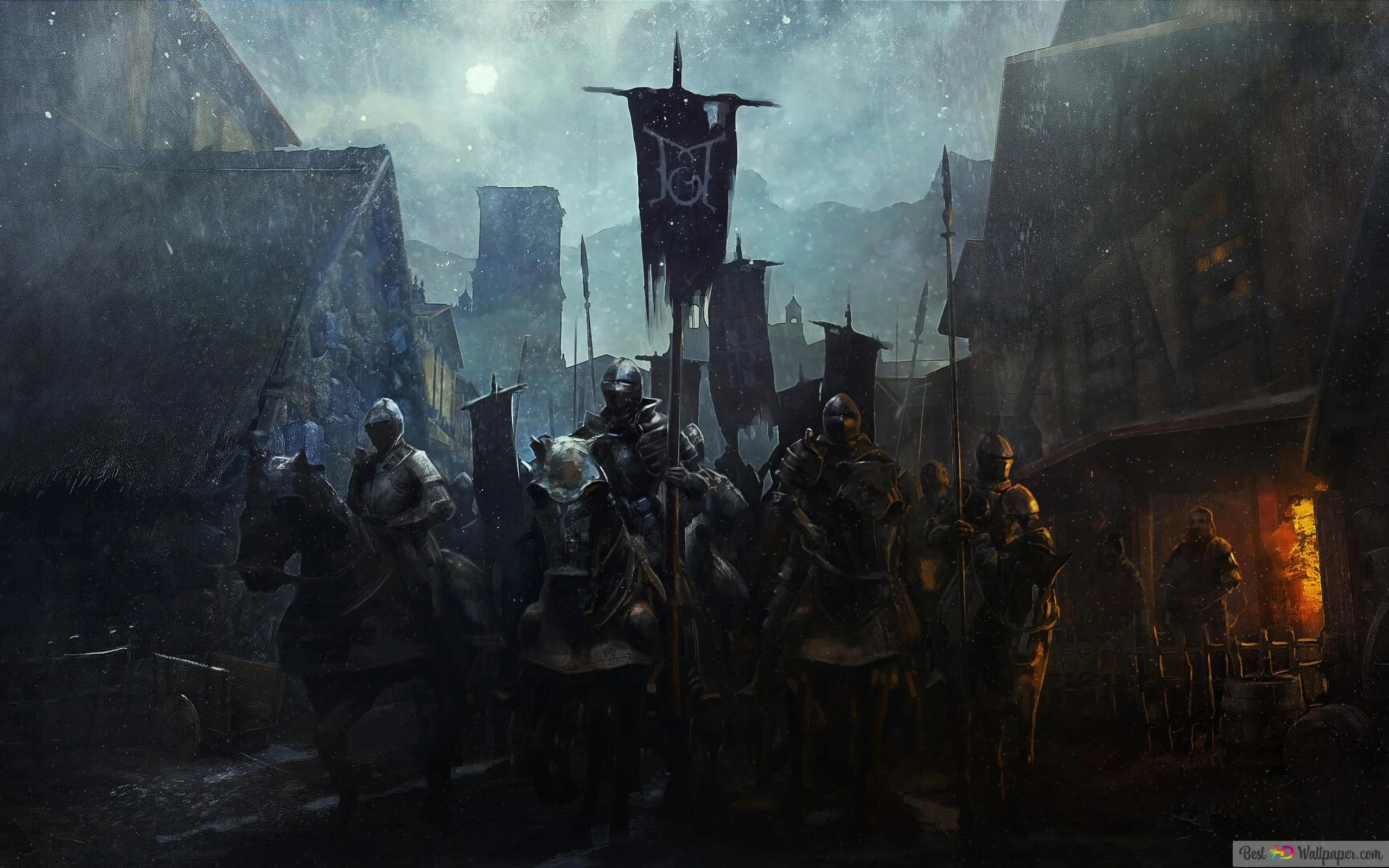 Knight Army Medieval 4K wallpaper download